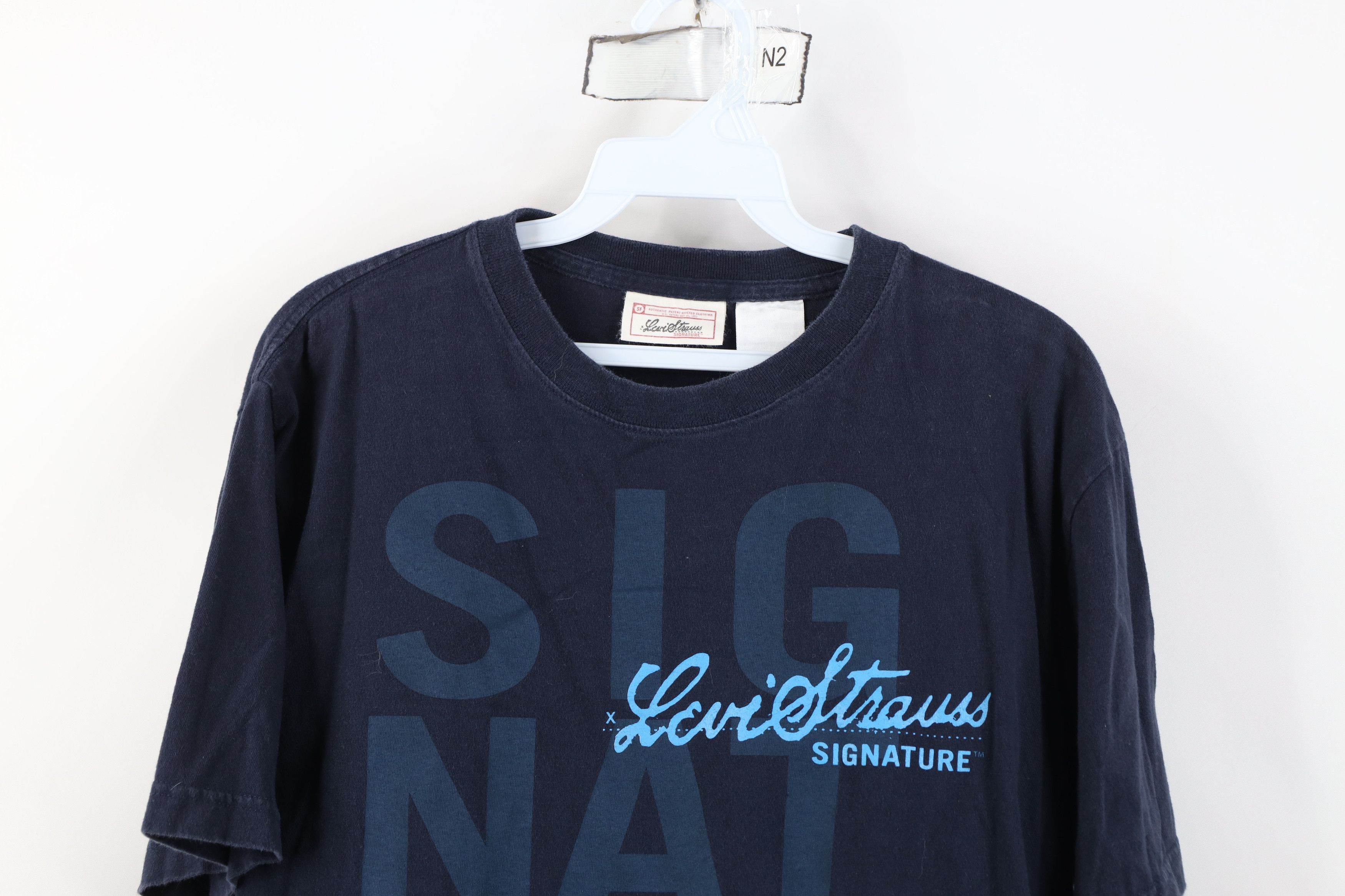Levi's Vintage Y2K 2003 Levis Spell Big Logo Short Sleeve T-Shirt Size US S / EU 44-46 / 1 - 2 Thumbnail