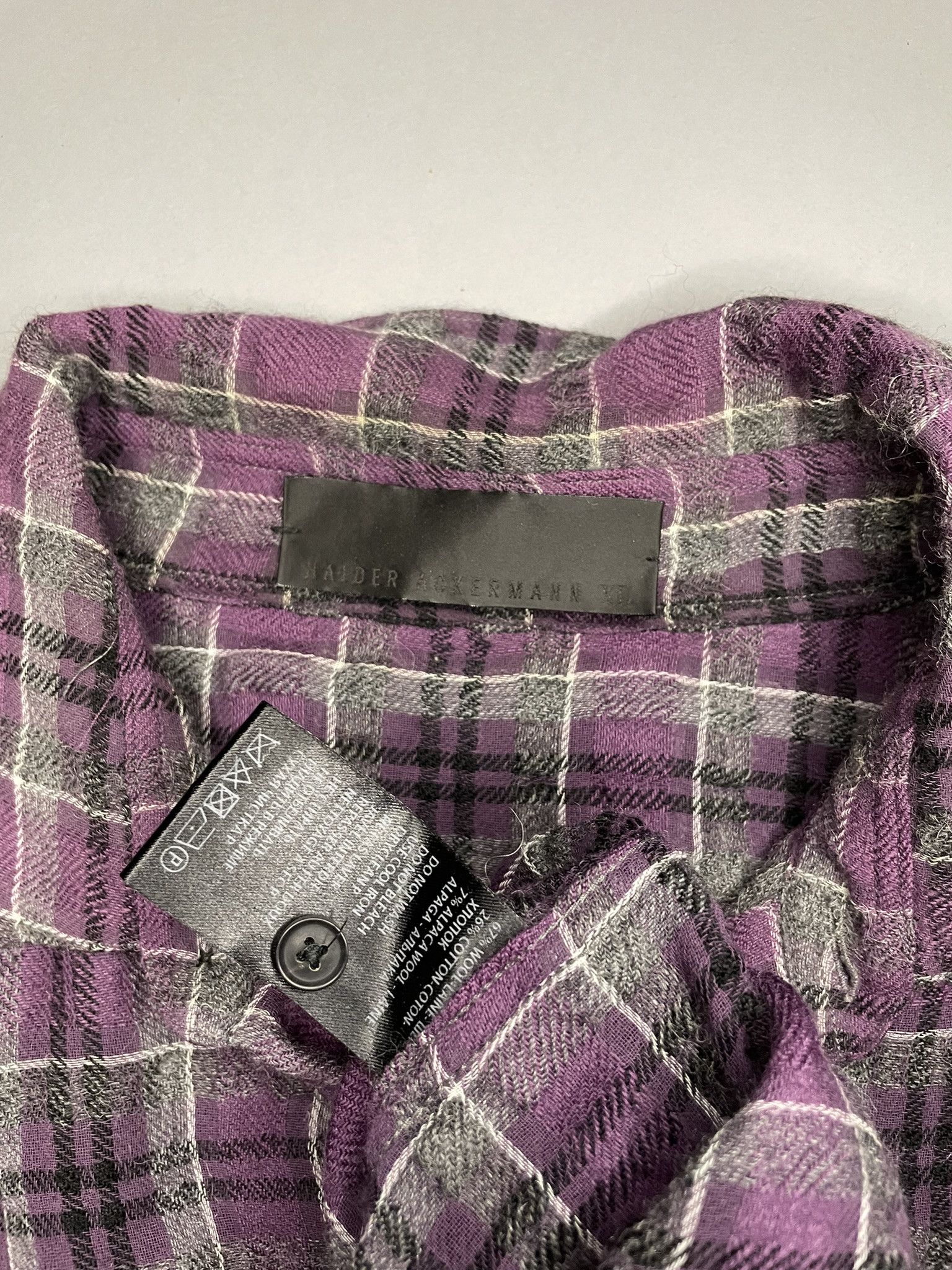 Haider Ackermann Alpaca Blend Flannel Size US XL / EU 56 / 4 - 4 Thumbnail