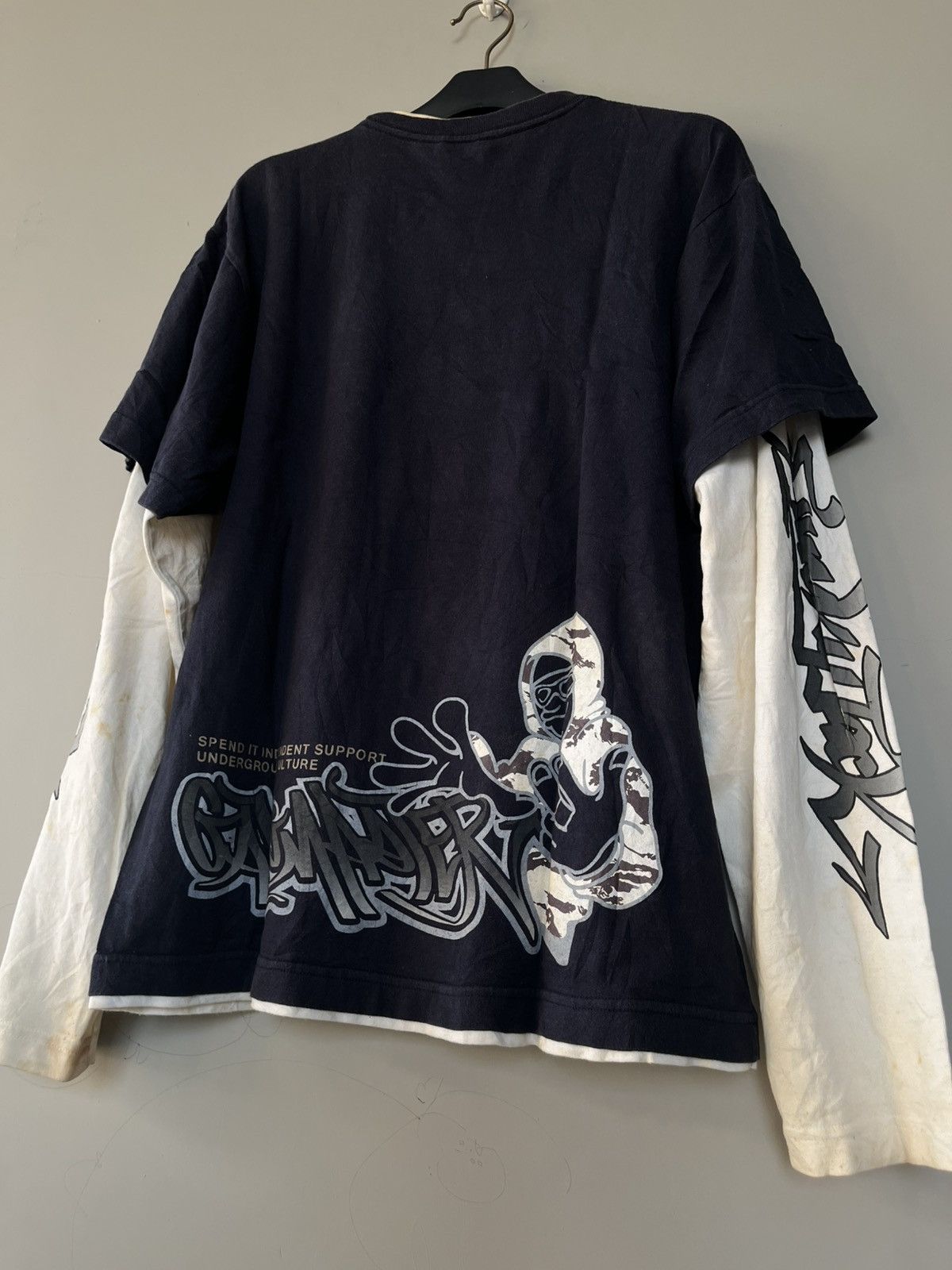 14th Addiction 2000s JAPANESE GRASS HITER POEM DOUBLE LAYER GOTHIC PUNK Y2K Size US L / EU 52-54 / 3 - 5 Thumbnail