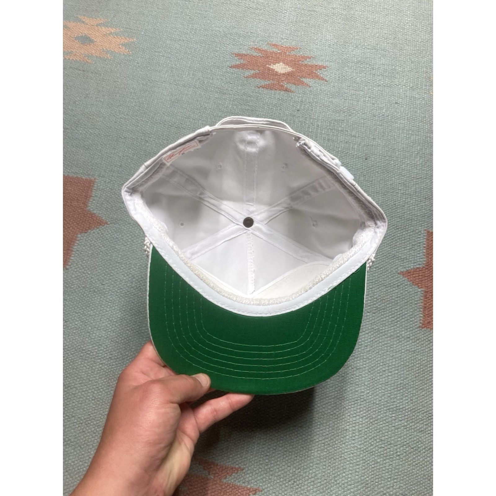 Vintage VINTAGE Young An strapback hat cap zipper back AUC Michigan patch white Adult Men Adjustable Cap Hats Mens Size ONE SIZE - 5 Thumbnail
