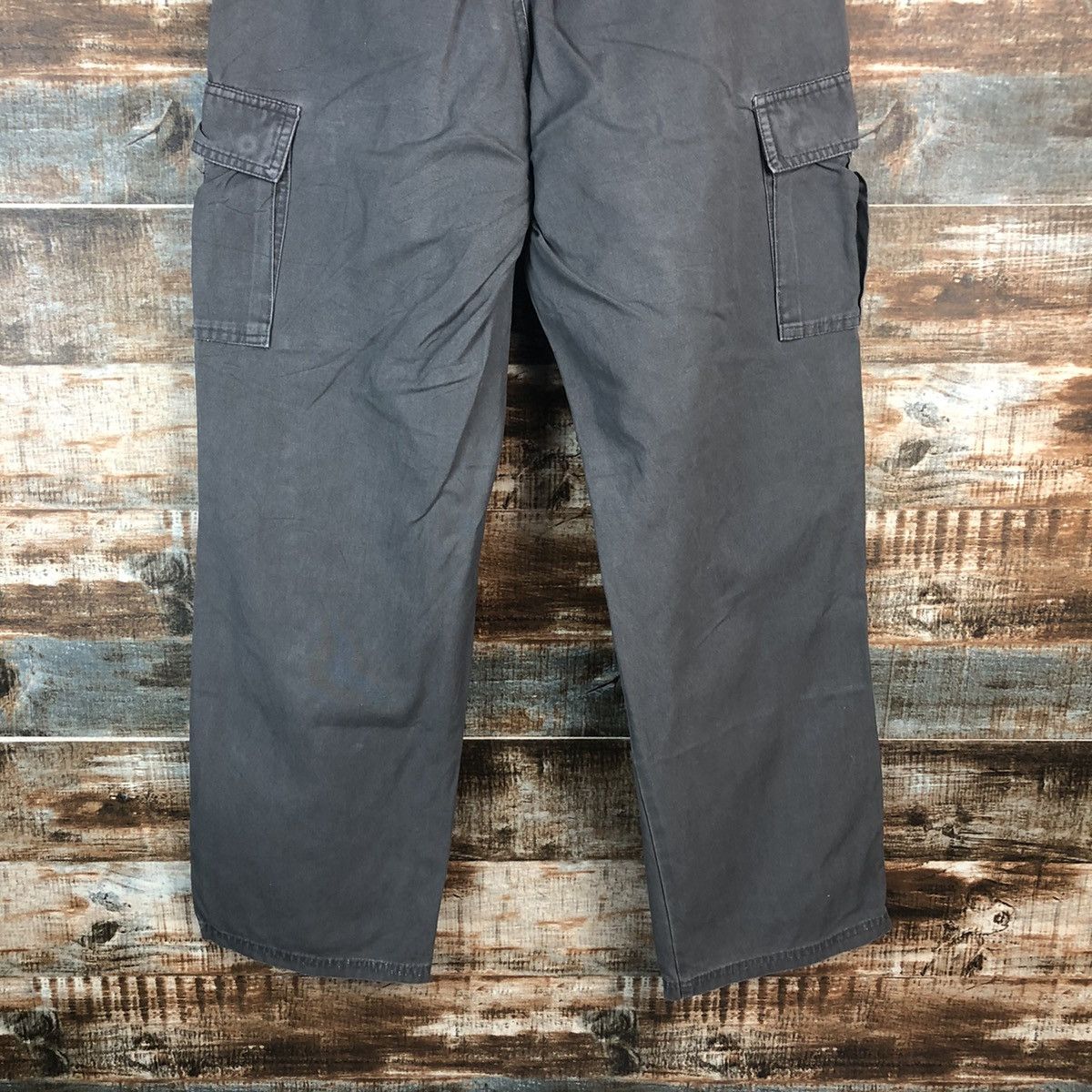 Japanese Brand DL Japanese Brand Gray Cargo Multipocket Pants #C655 Size US 27 - 15 Thumbnail