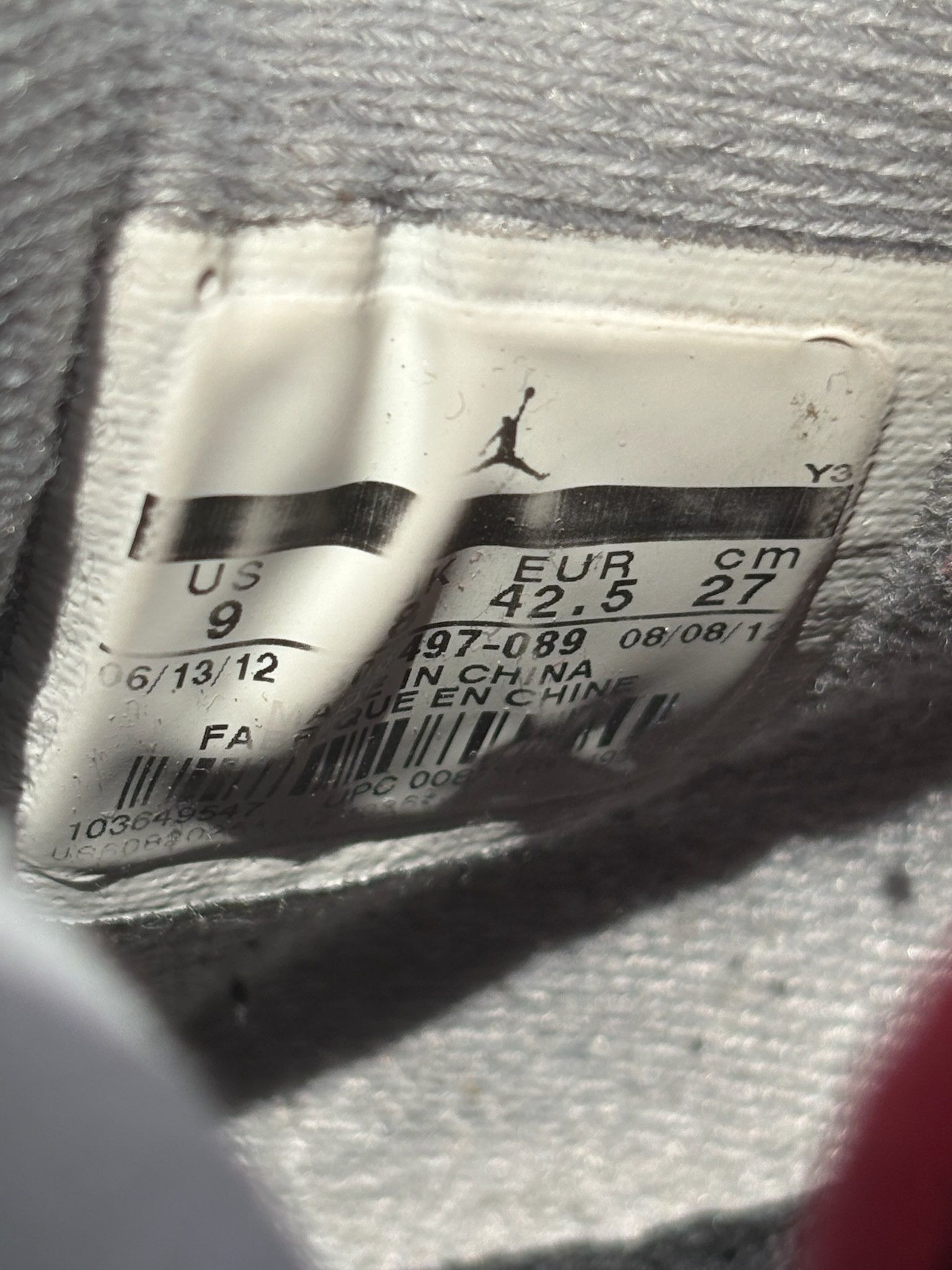 Jordan Brand Jordan 4 Bred 2012 Size 9 Size US 9 / EU 42 - 5 Thumbnail