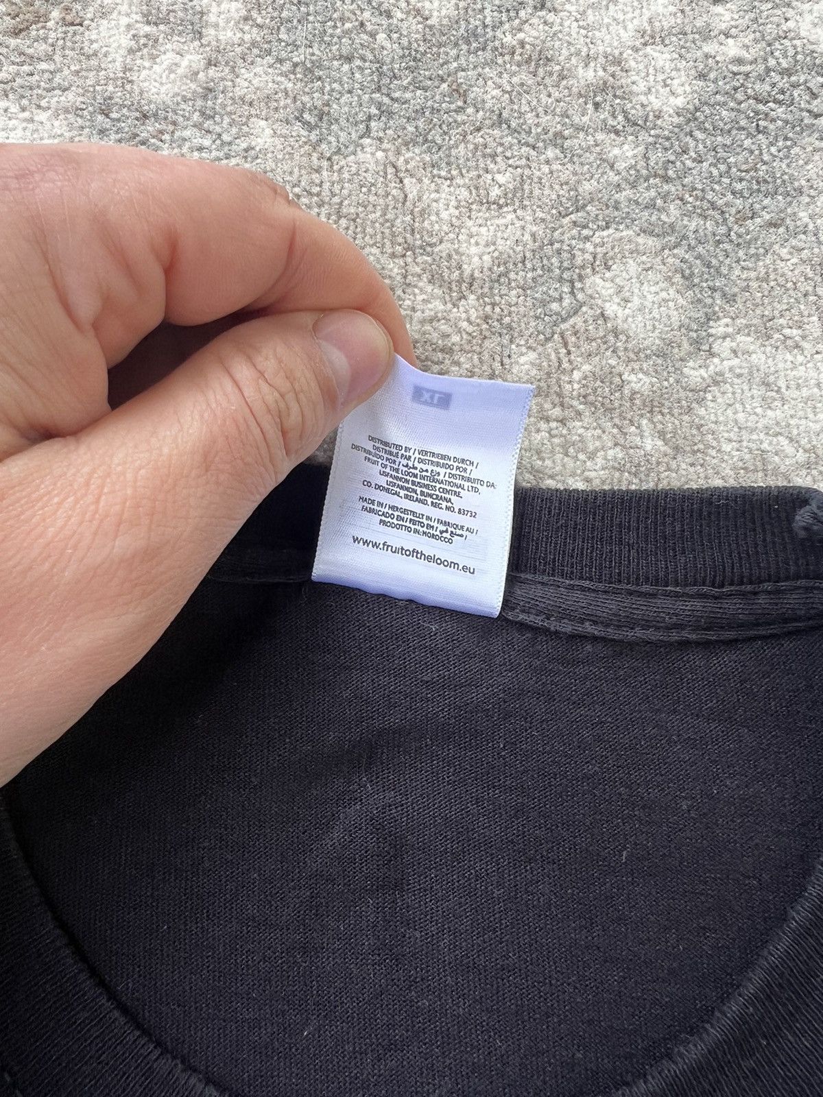 Fruit Of The Loom Vintage Santa Cruz Hand Tee Size US XL / EU 56 / 4 - 5 Thumbnail