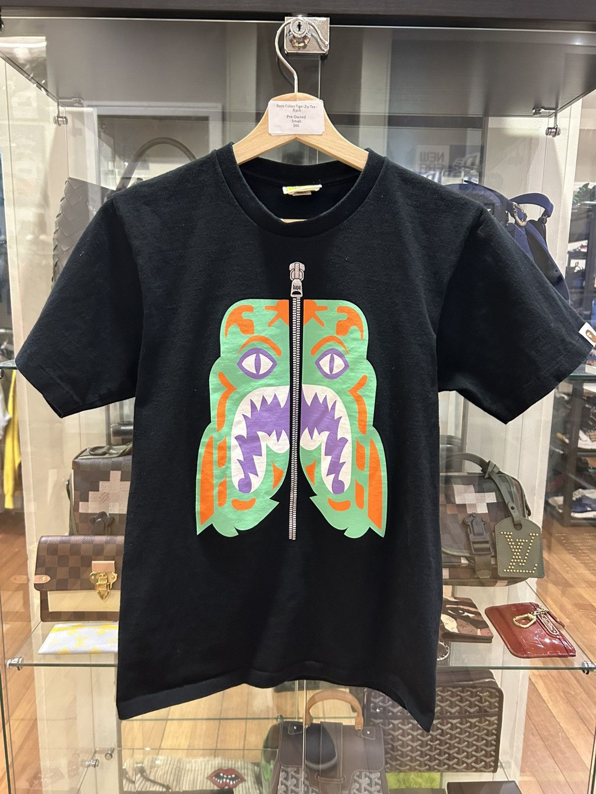 Bape Bape Colors Tiger Zip Tee Size US S / EU 44-46 / 1 - 1 Thumbnail