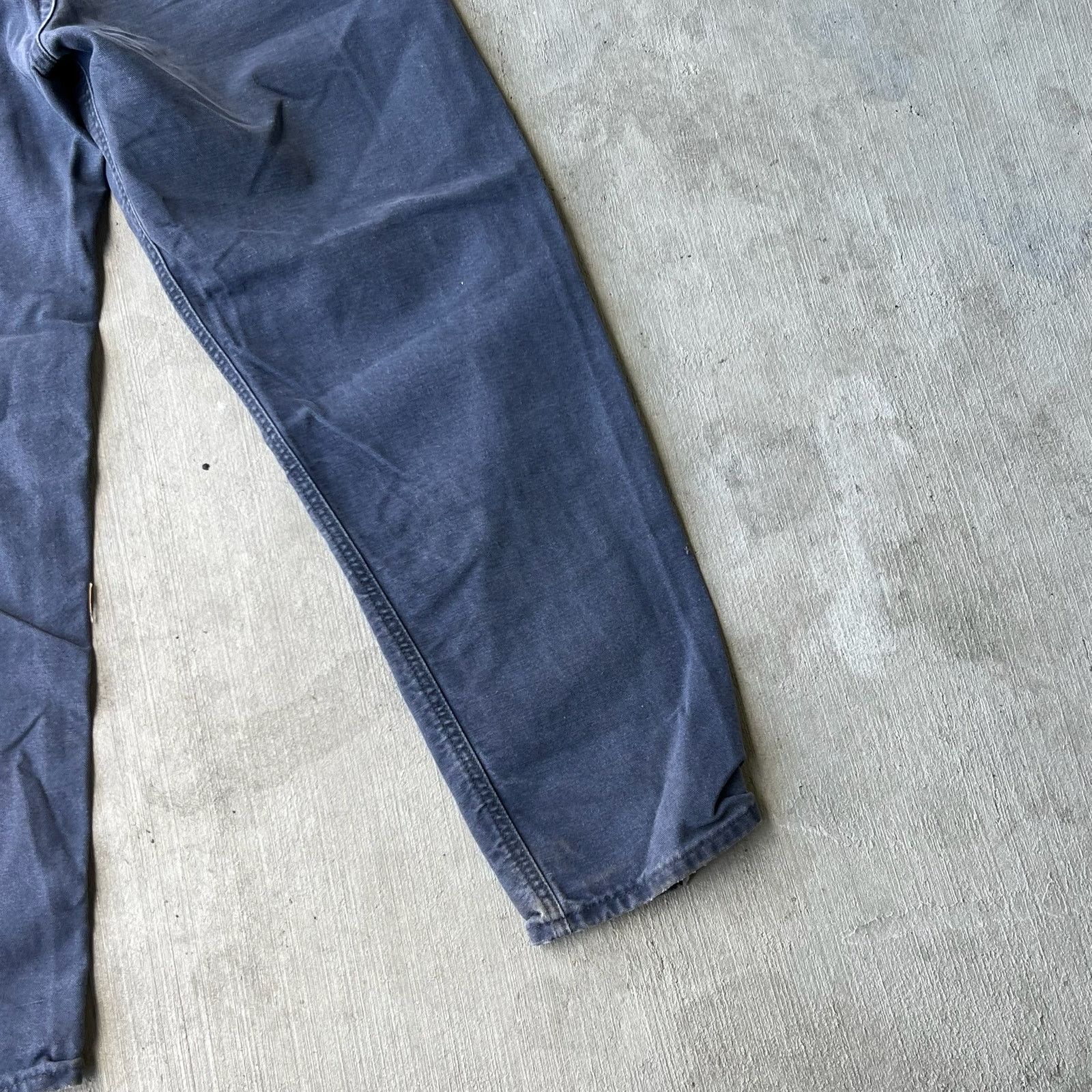 Carhartt × Vintage Carhartt ptb blue work wear carpenter pants Size US 35 - 10 Thumbnail