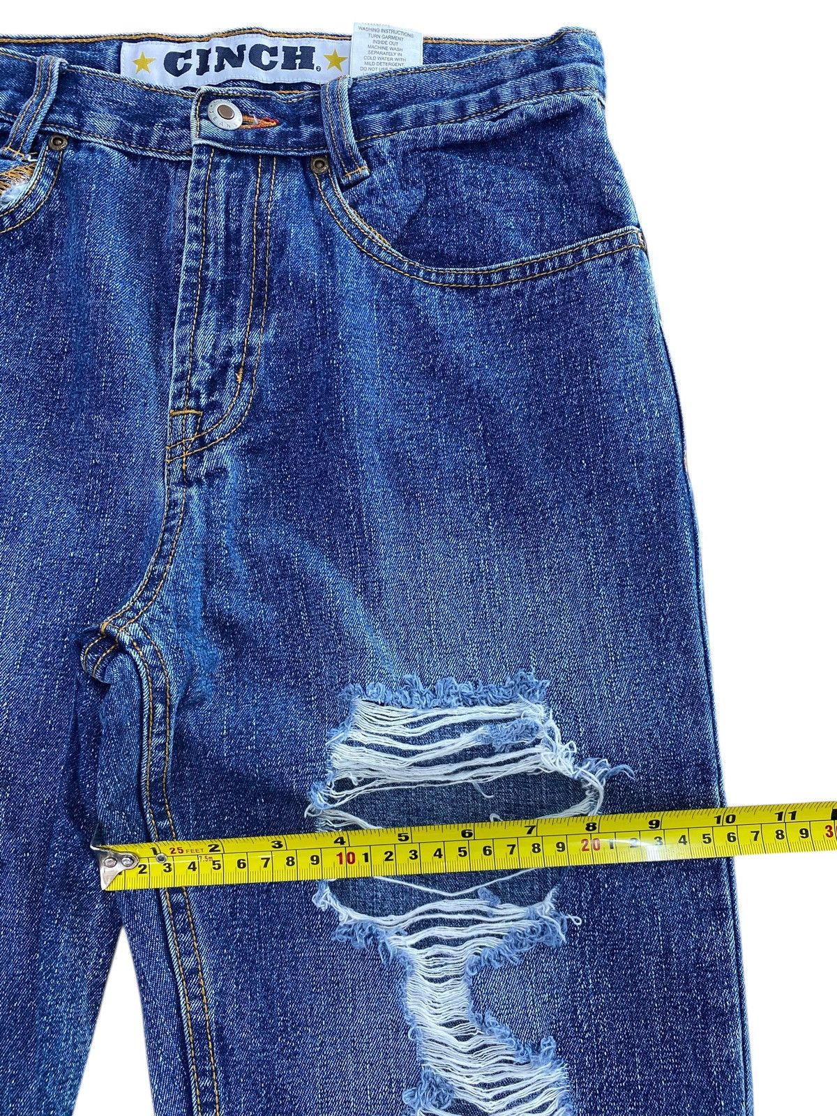 CINCH CINCH Distressed Ripped Style Straight Fit Jeans Size US 29 - 7 Thumbnail