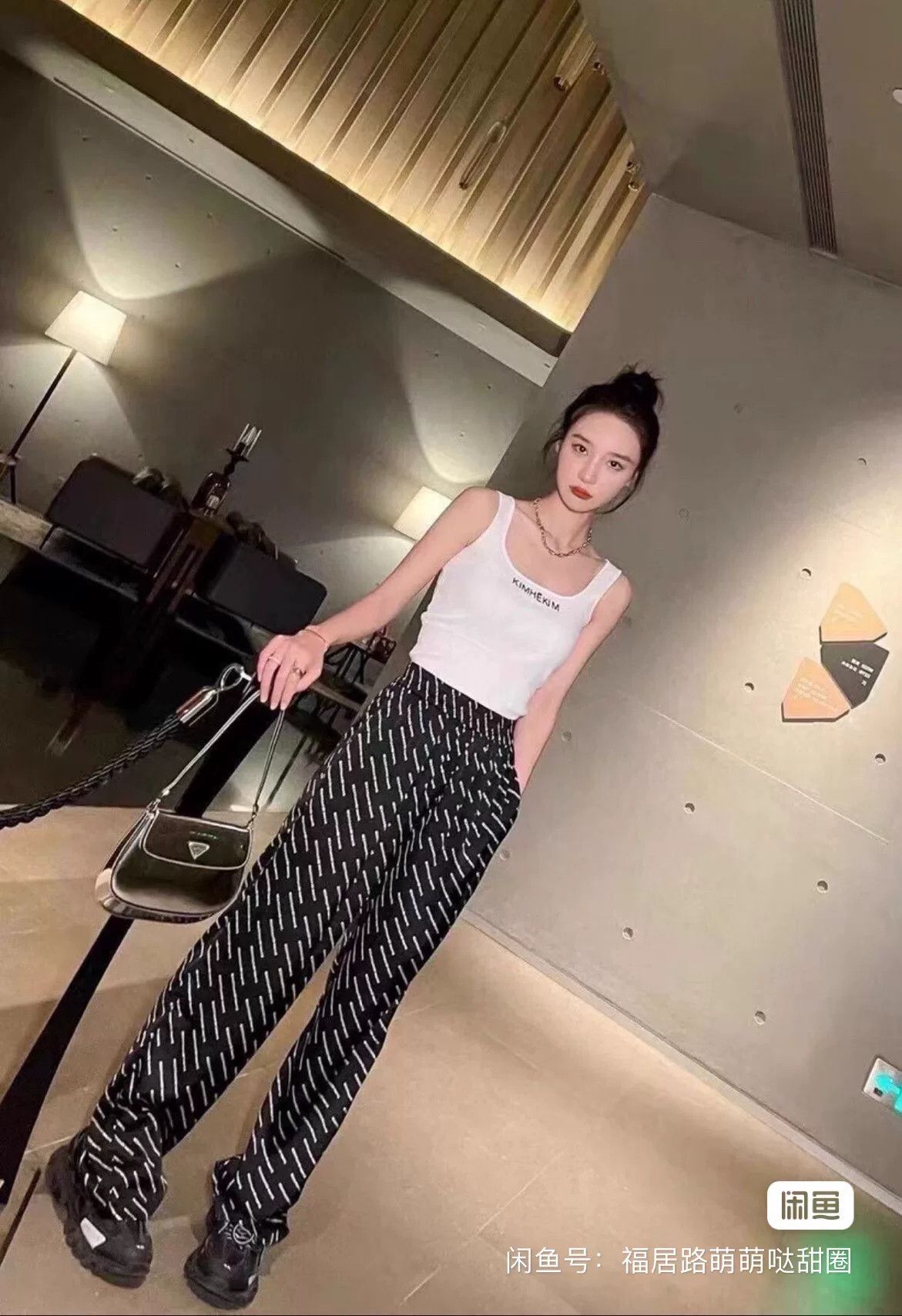 Ann Demeulemeester Ann Andelman Full Logo Straight-Leg Pants Size 30" / US 8 / IT 44 - 1 Thumbnail