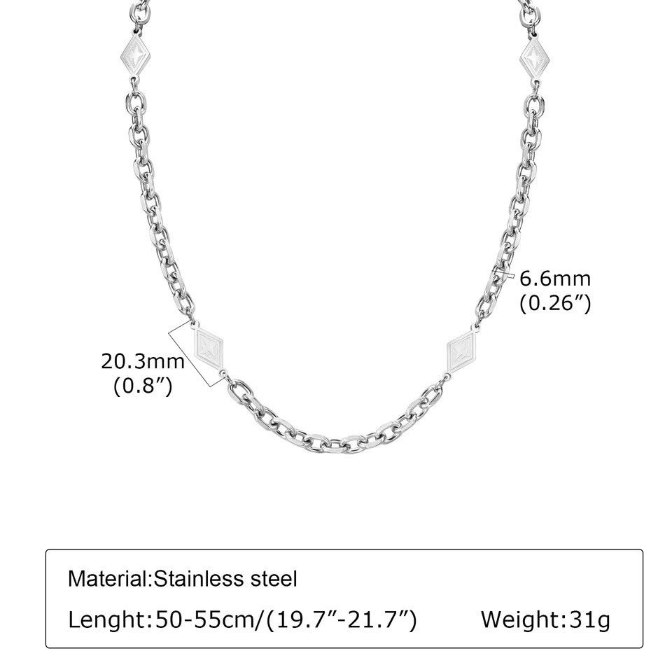 Jewelry Geometric Charms Choker Collar Necklace Size ONE SIZE - 5 Thumbnail