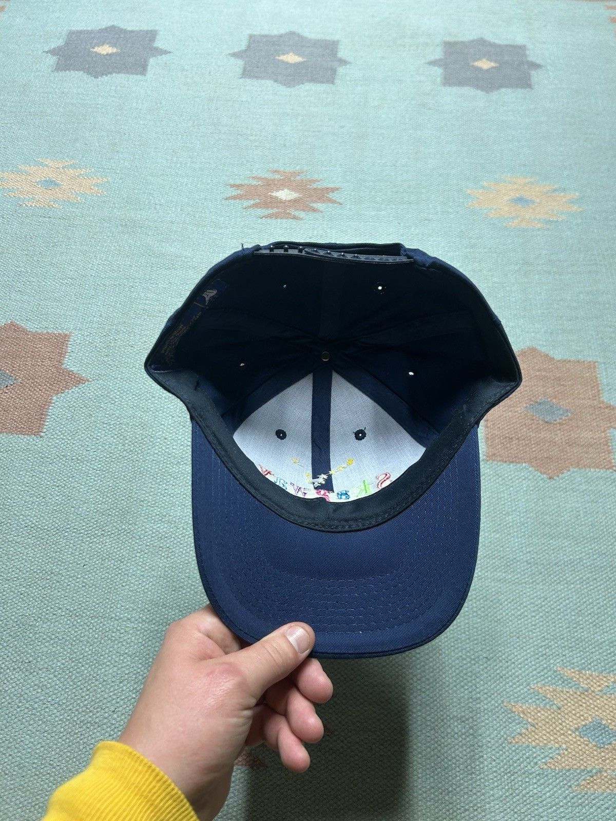 Vintage Vtg hat Skagway Alaska stars Big Dipper flag navy rainbow Size ONE SIZE - 5 Thumbnail
