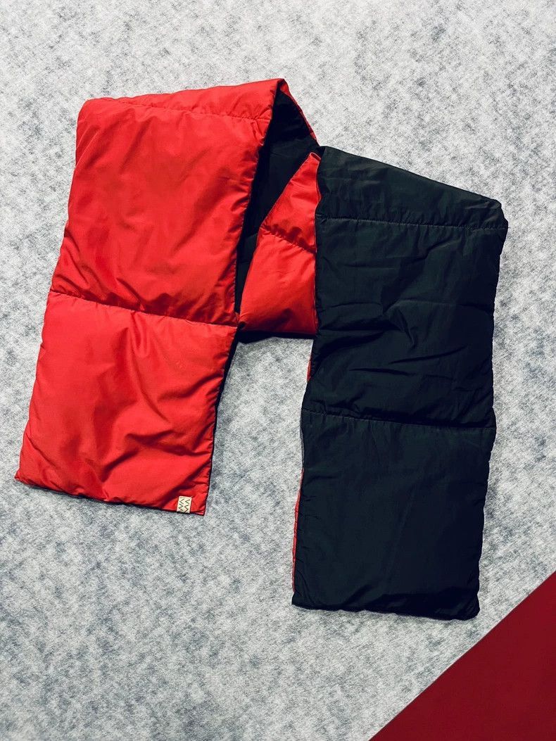 Visvim Visvim Down Muffler Red Black Scarf-2506 Size ONE SIZE - 1 Thumbnail