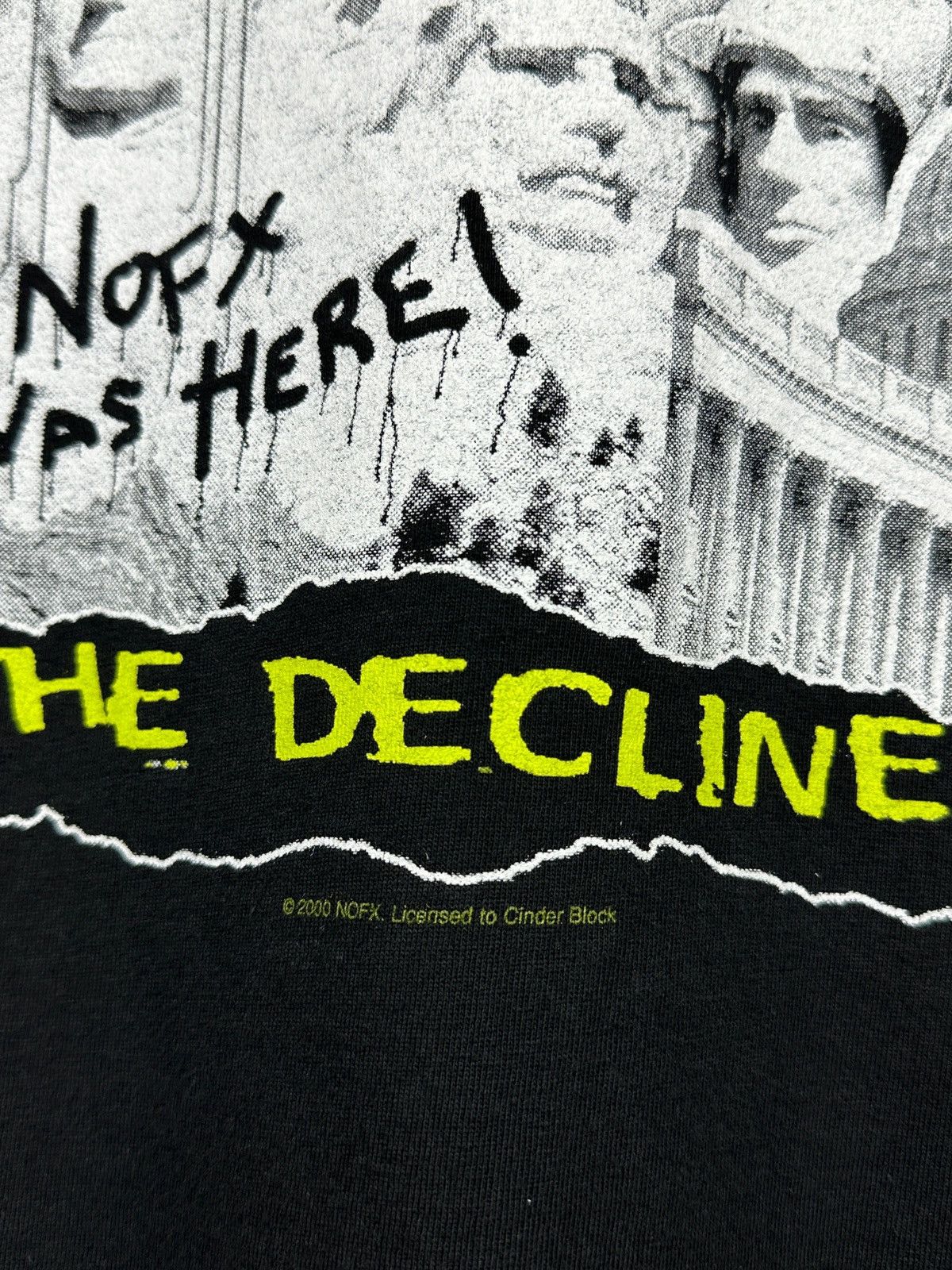 Band Tees 2000 Vintage NOFX The Decline Band T-Shirt Size US XL / EU 56 / 4 - 10 Thumbnail