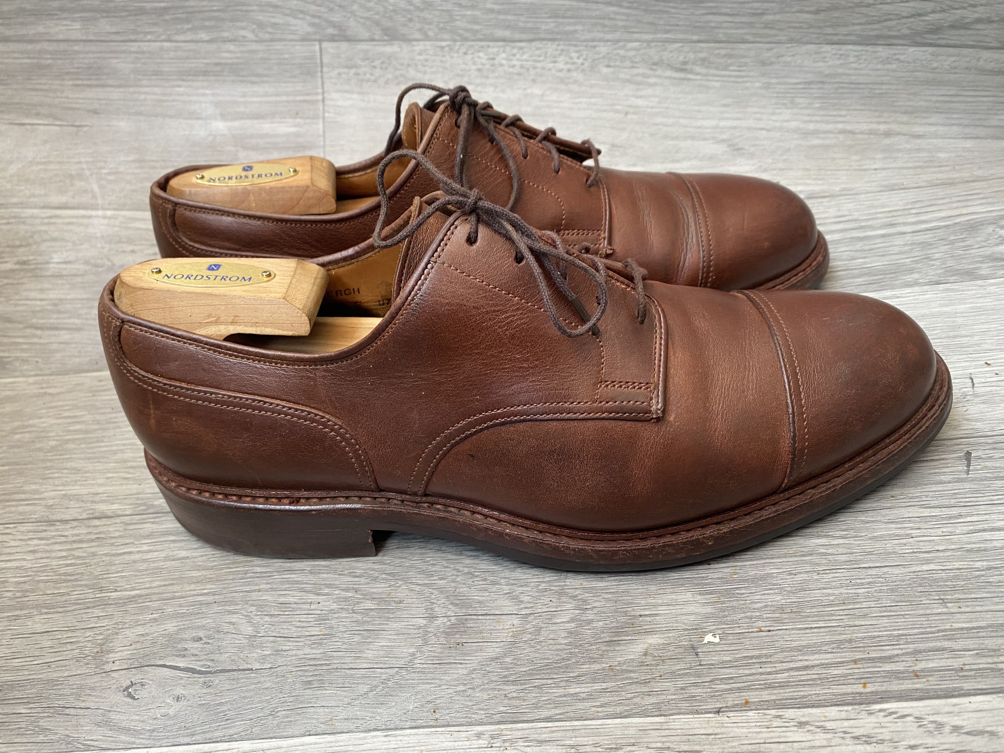 Crockett & Jones Crockett and jones cap toe leather oxford sz uk 8.5 Size US 9.5 / EU 42-43 - 5 Thumbnail