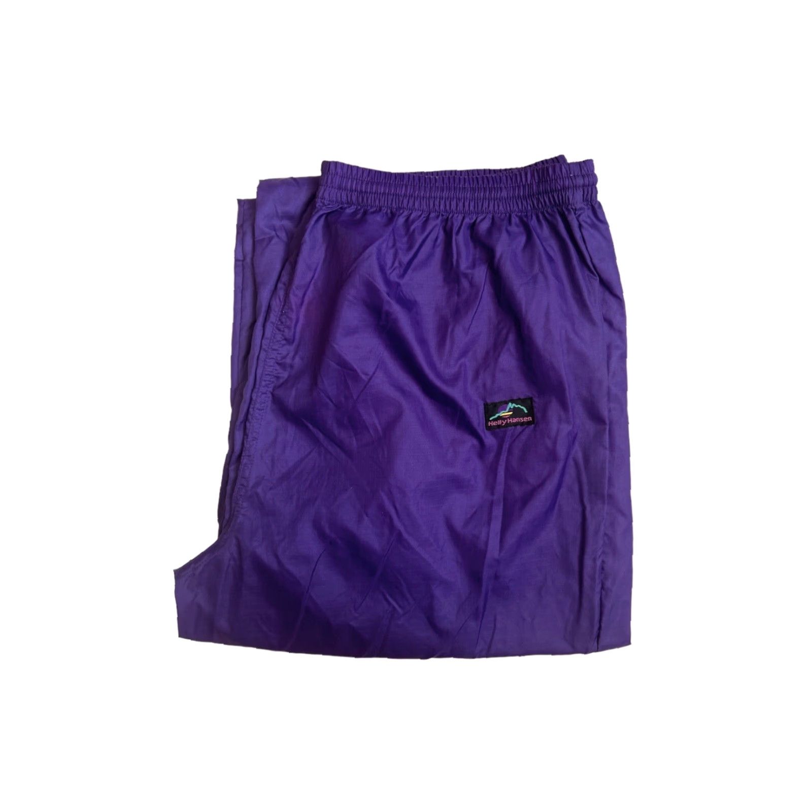 Helly Hansen VINTAGE Helly Hansen Windbreaker Hiking Pants Mens Large NWT 90s Purple Rain Pants 90s Mens Size US 33 - 2 Thumbnail