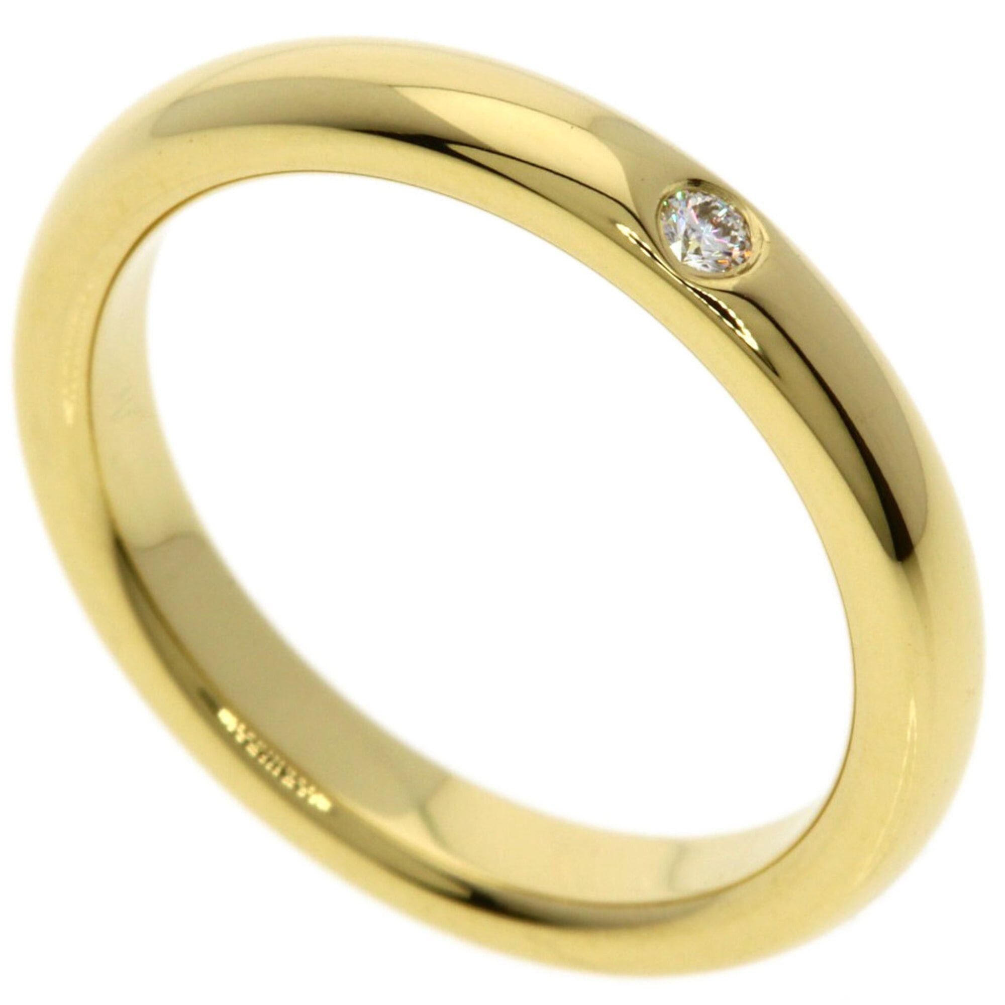 Tiffany & Co. Tiffany & Co. Stacking Band 1P Diamond Ring, 18K Yellow Gold, Women's. Size ONE SIZE - 1 Thumbnail