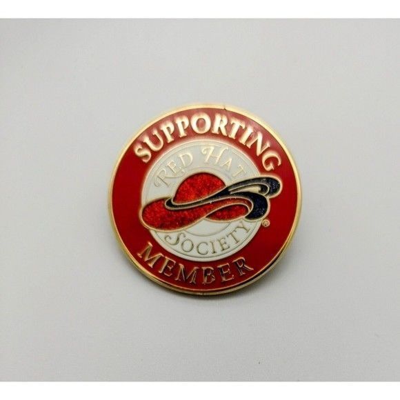 Other Official Supporting Red Hat Society Members Pin 2010 Womens Size ONE SIZE - 5 Thumbnail