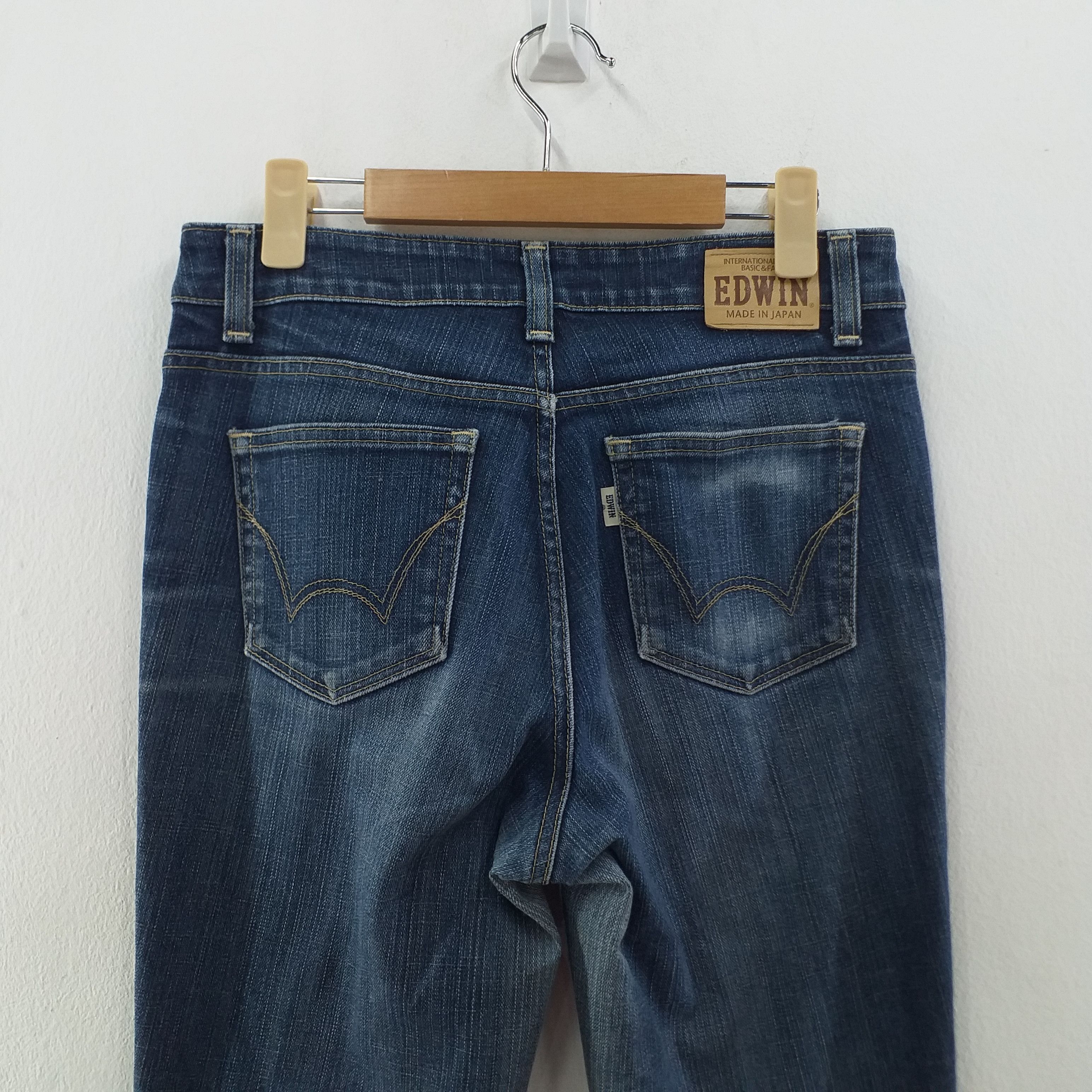 If Six Was Nine Vintage Edwin Distressed Flare Denim 31x30 -JN019 Size US 31 - 4 Thumbnail