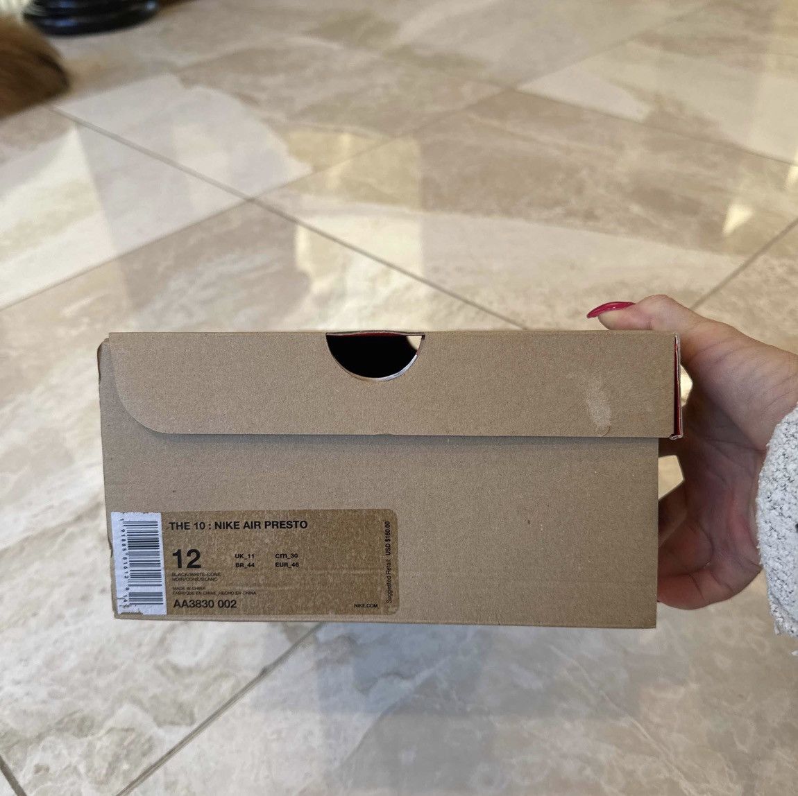 Nike × Off-White Off White X Nike Air Presto 'Black' Size US 12 / EU 45 - 7 Thumbnail