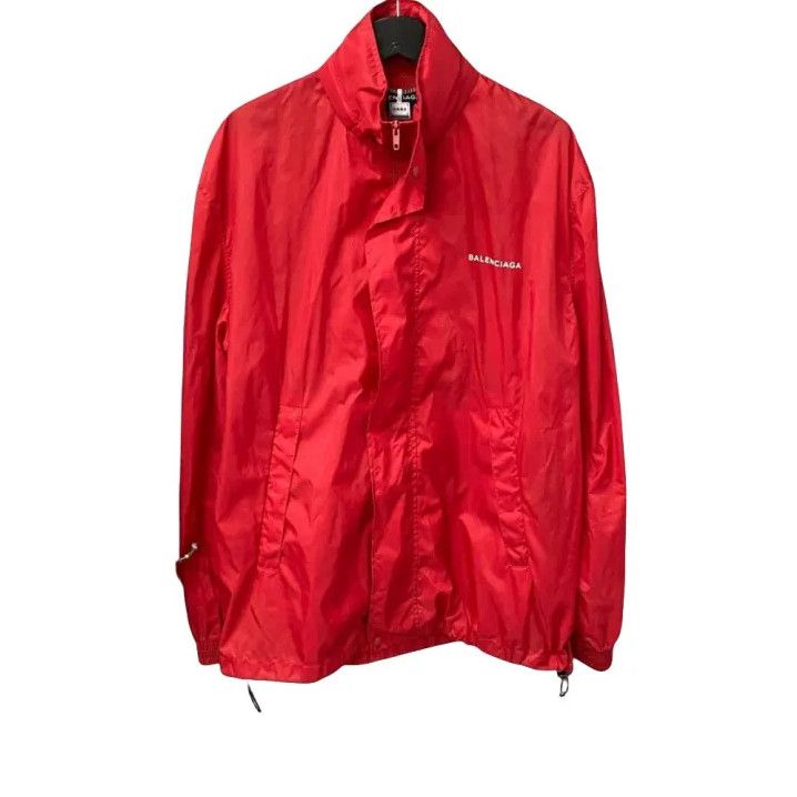 Balenciaga Balenciaga Red Zip-Up Long Sleeve Jacket Size US L / EU 52-54 / 3 - 1 Thumbnail