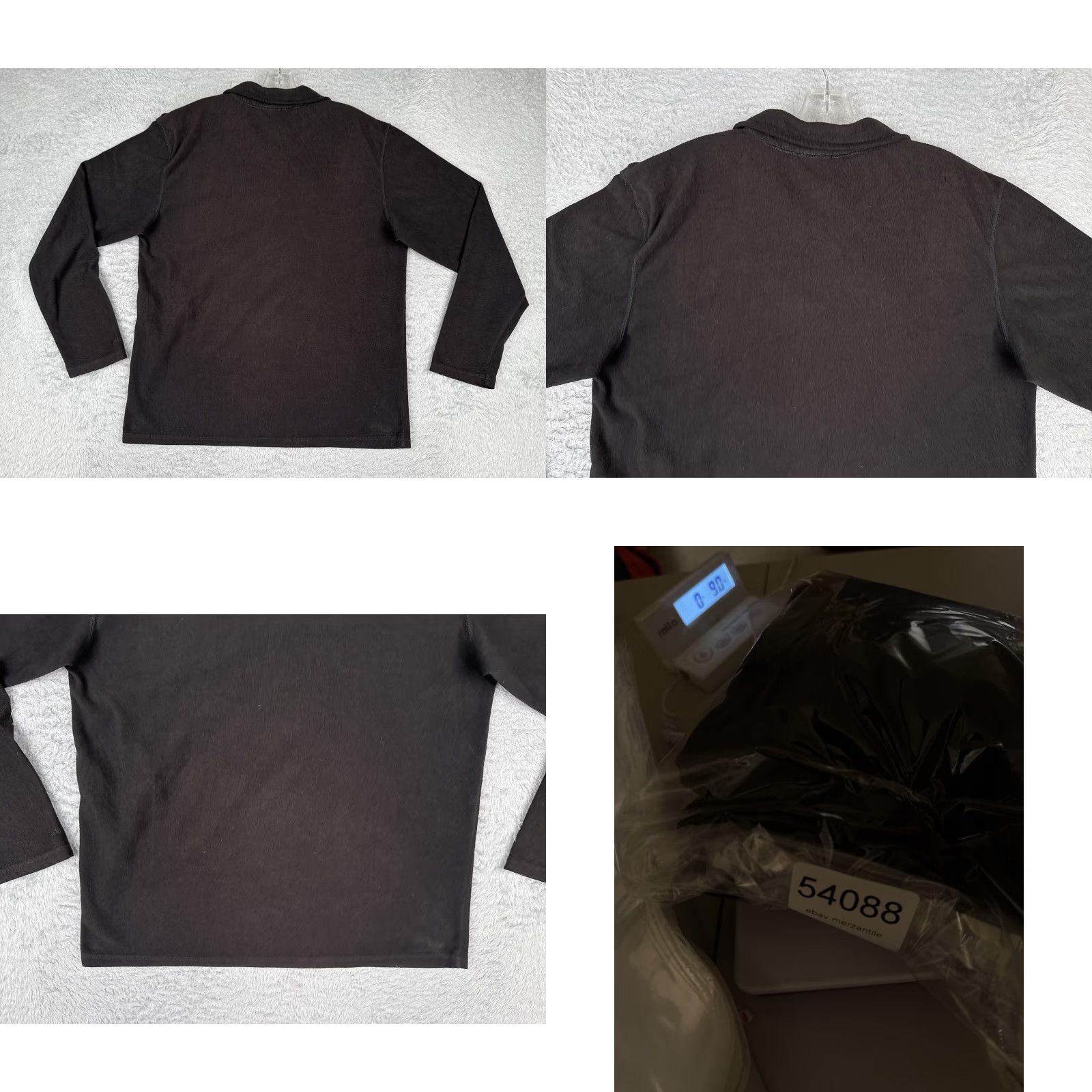 The North Face The North Face Fleece Pullover Mens Large Black Quarter Zip Lightweight Top Shirt Size US S / EU 44-46 / 1 - 9 Thumbnail