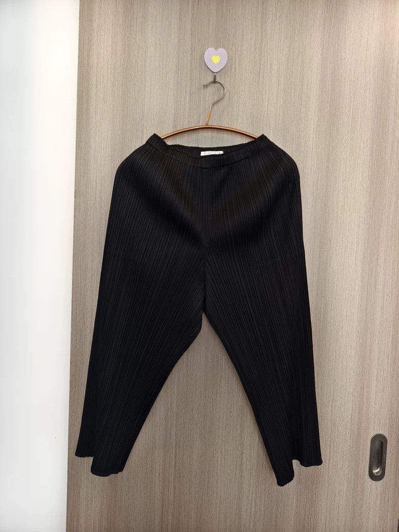 Issey Miyake Issey Miyake size:2 Black pleated pants Size 31" - 1 Thumbnail