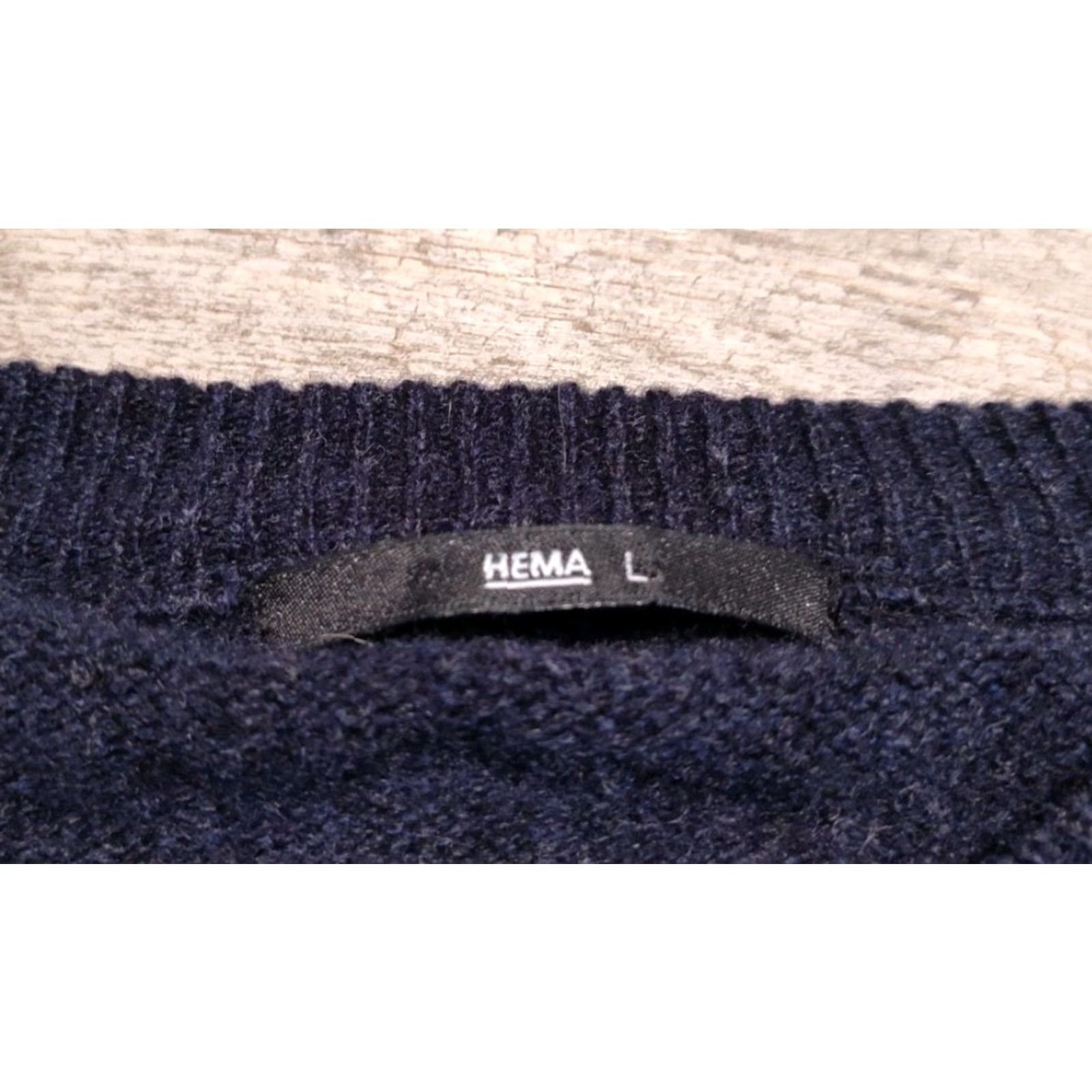 Vintage VINTAGE Woolmark Hema Men's Sweater Pullover Crew Neck Long Sleeve Blue Size Large Knit Casual Winter Fall Spring Size US L / EU 52-54 / 3 - 7 Thumbnail