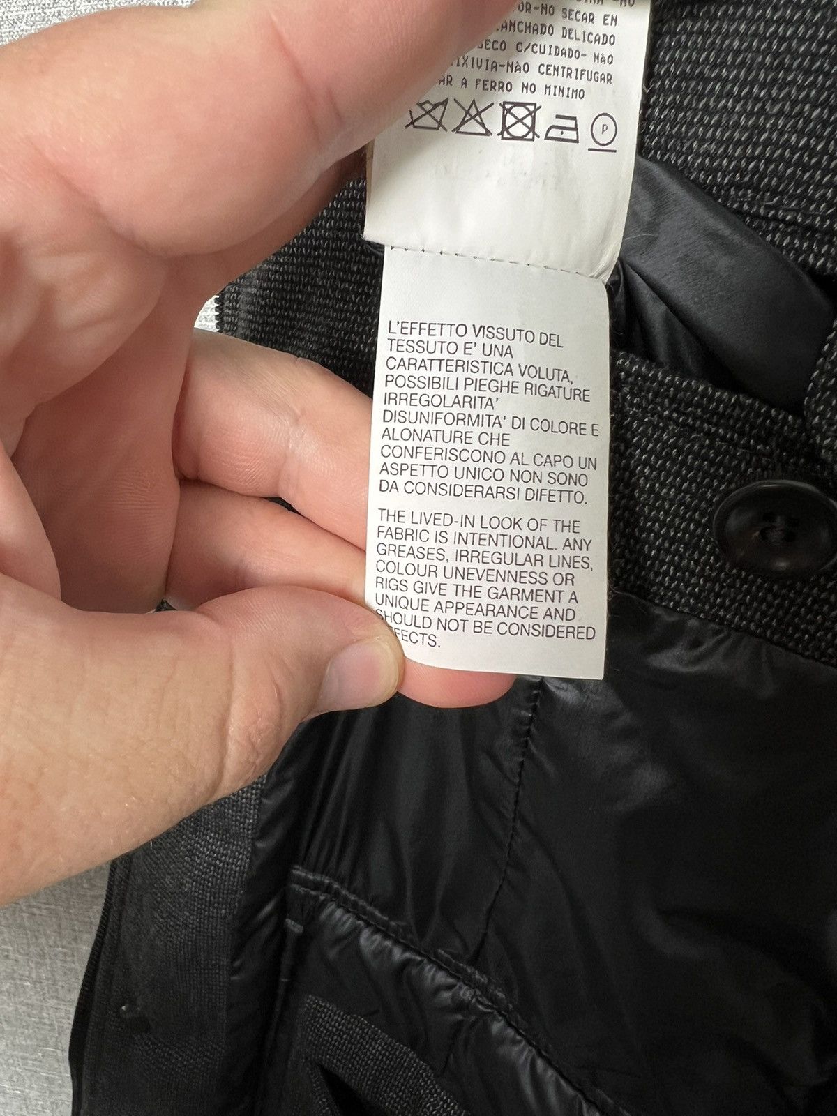 Vintage ARMANI COLLEZIONI Gray Water Repellent Coat Jacket | Grailed