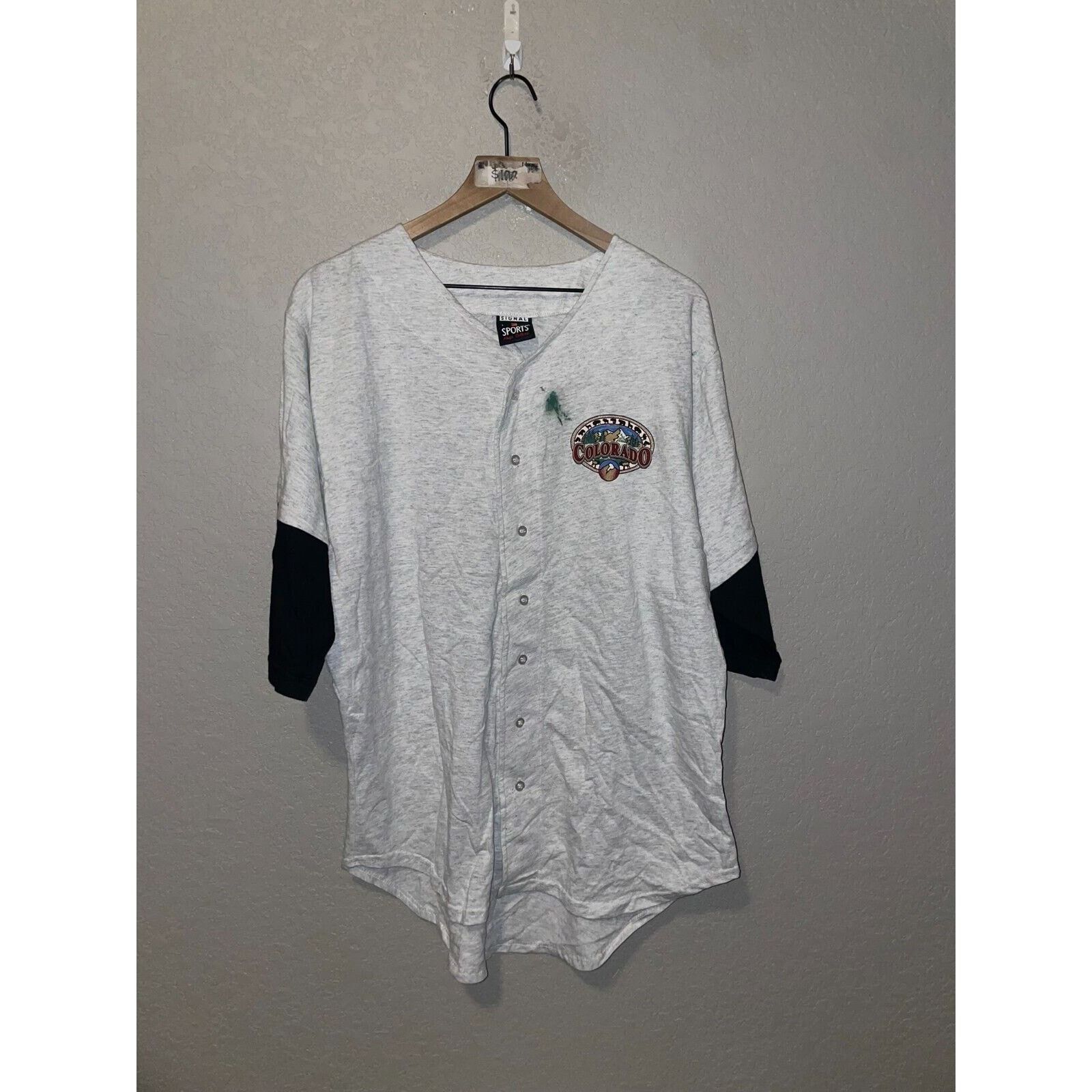 Signal Sport Vintage Cotton Jersey Mount Rushmore Test Print VTG 90s L Size US L / EU 52-54 / 3 - 2 Thumbnail