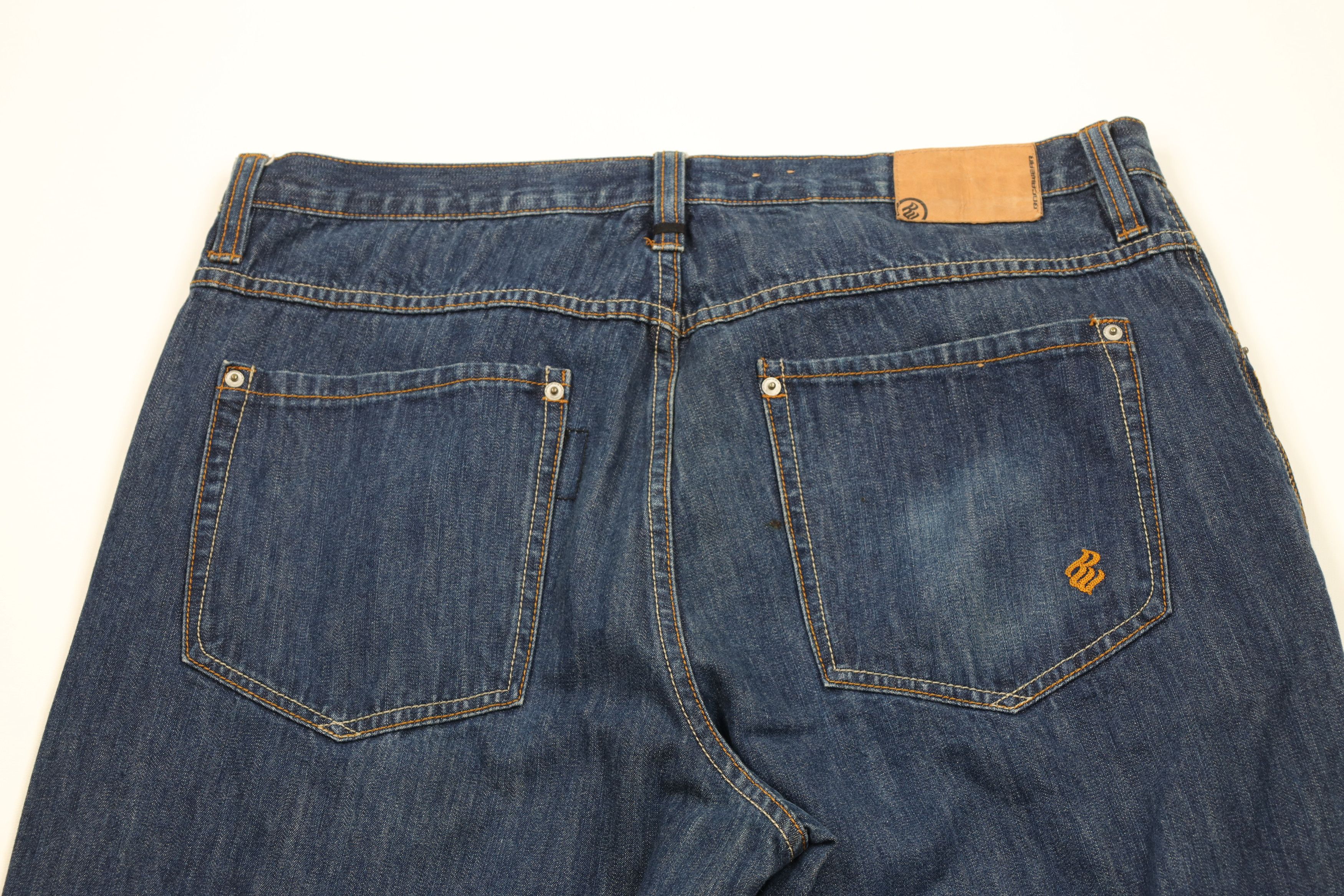 Rocawear Vintage 90s Y2K Rocawear Baggy Wide Leg Denim Jeans Blue Size US 38 / EU 54 - 11 Thumbnail