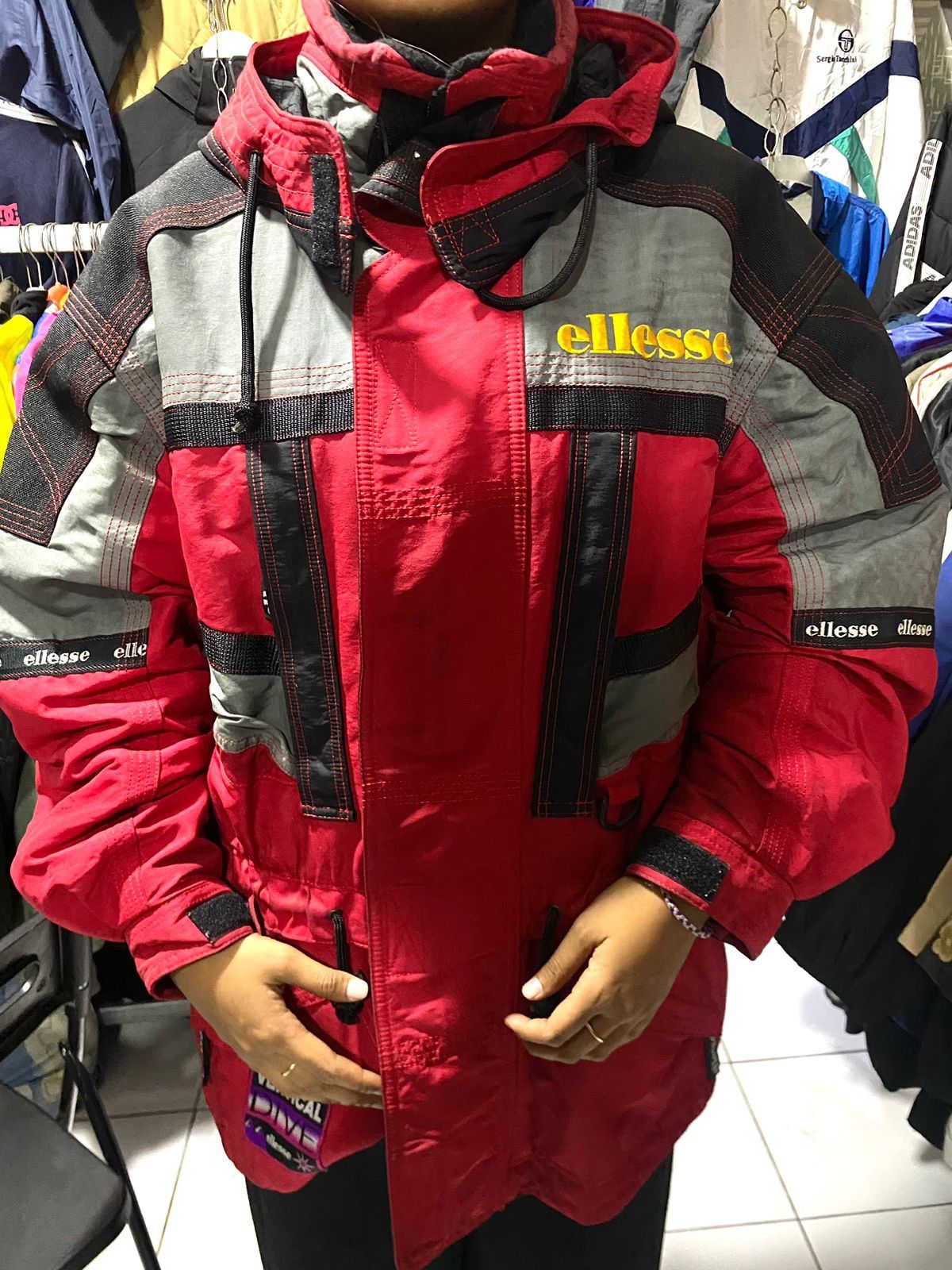 Adidas × Ellesse × Vintage Vintage Ellesse vertical dive Anorak