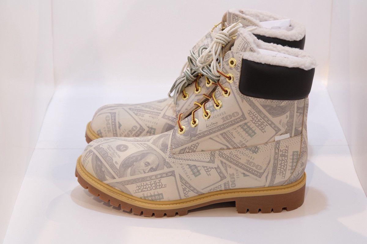 Maison Margiela × Supreme Supreme × MM6 Maison Margiela × Timberland 6" Boot Money 9.5 Size US 9.5 / EU 42-43 - 3 Thumbnail