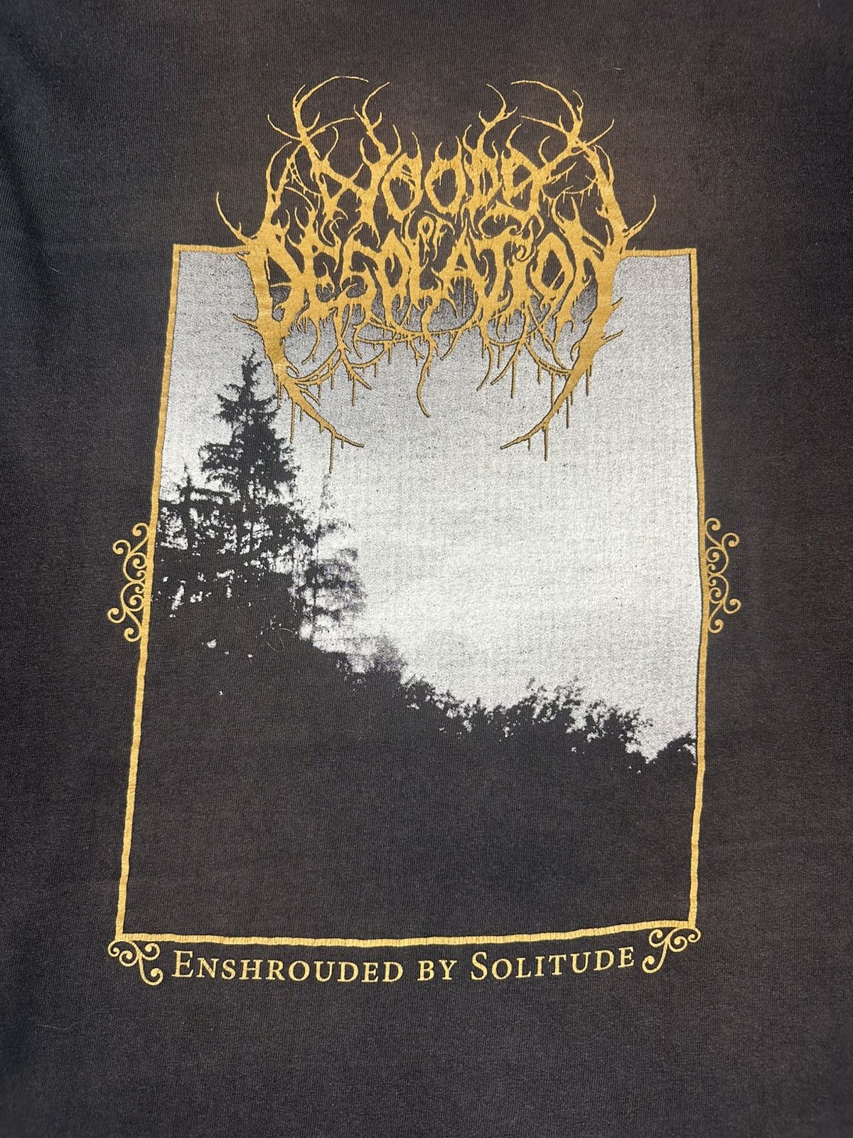 Vintage Woods of Desolation 2010 DSBM T-Shirt Size US L / EU 52-54 / 3 - 3 Thumbnail