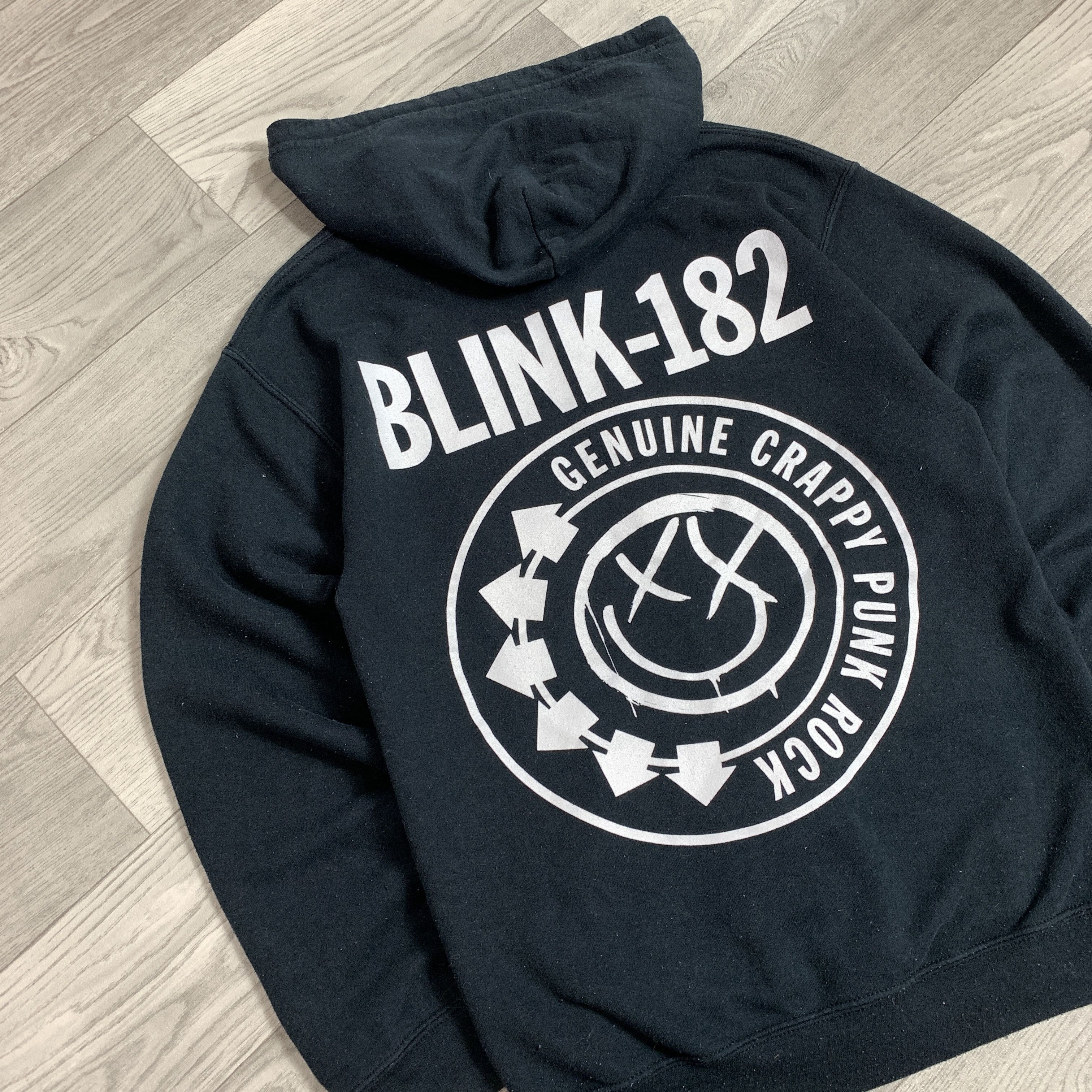 Vintage Vintage Blink-182 Black Graphic Zip Rock Band Hoodie Sweat Size US S / EU 44-46 / 1 - 7 Thumbnail