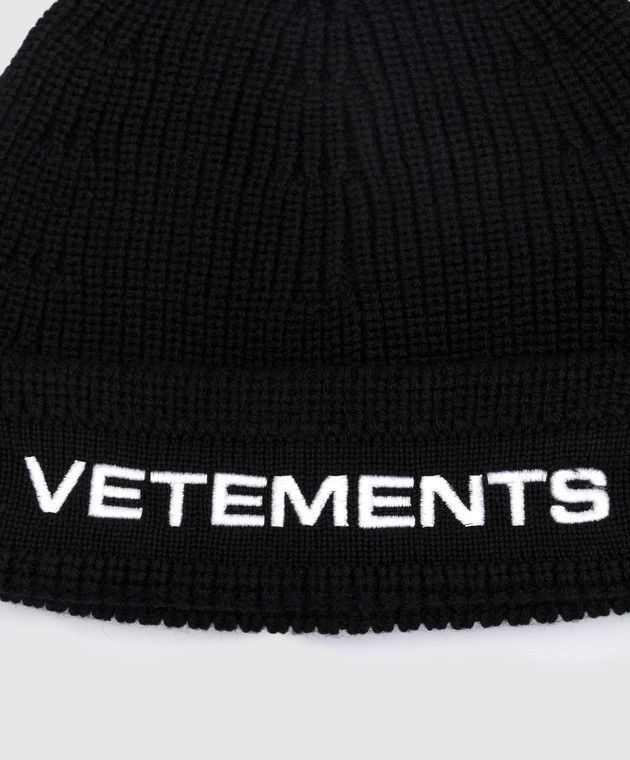 Vetements o1y1224 Size: OS / Logo (Cap & Hat) in Black Size ONE SIZE - 4 Thumbnail