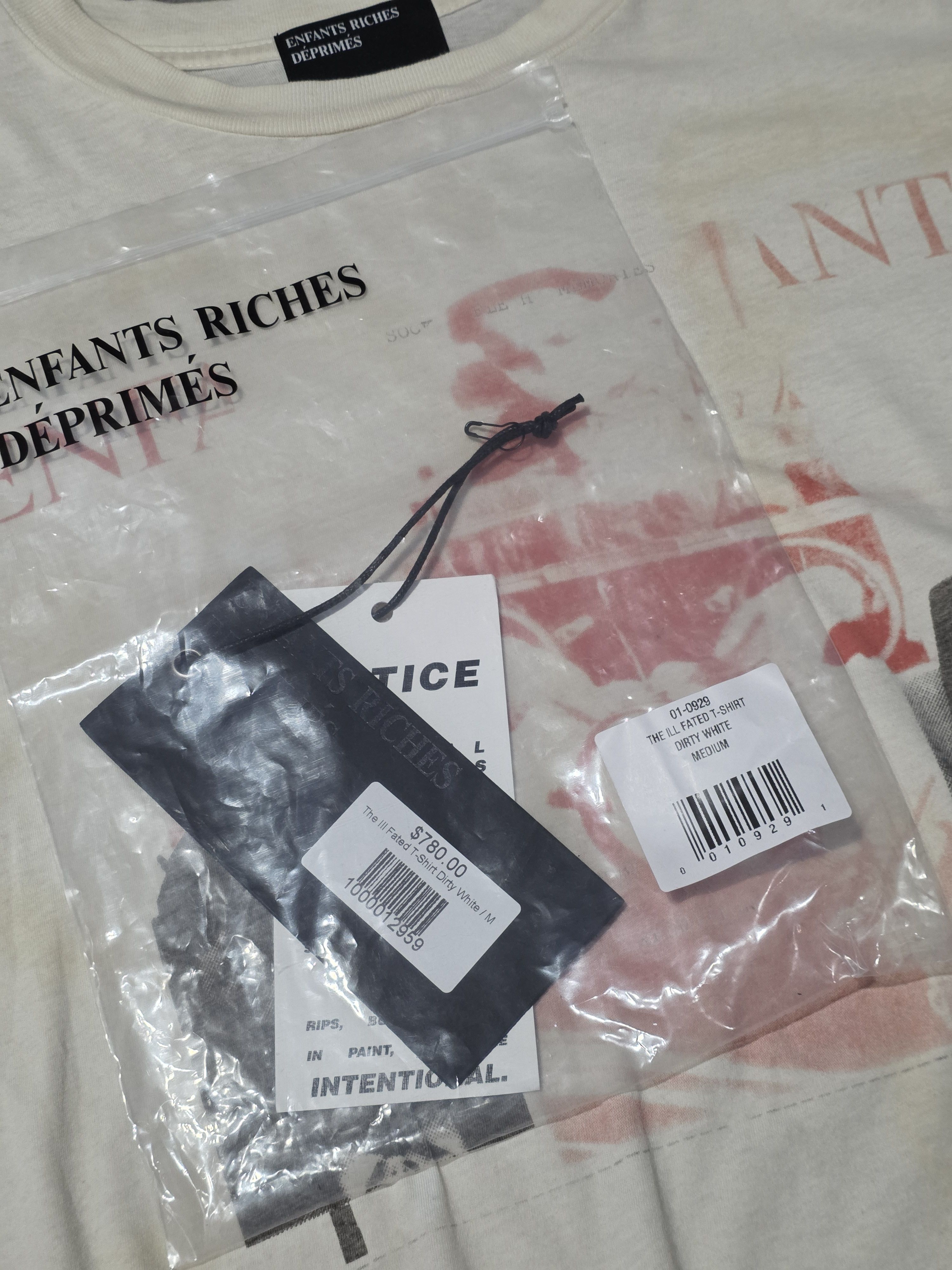 Enfants Riches Deprimes ERD Ill Fated tee Size US M / EU 48-50 / 2 - 6 Thumbnail