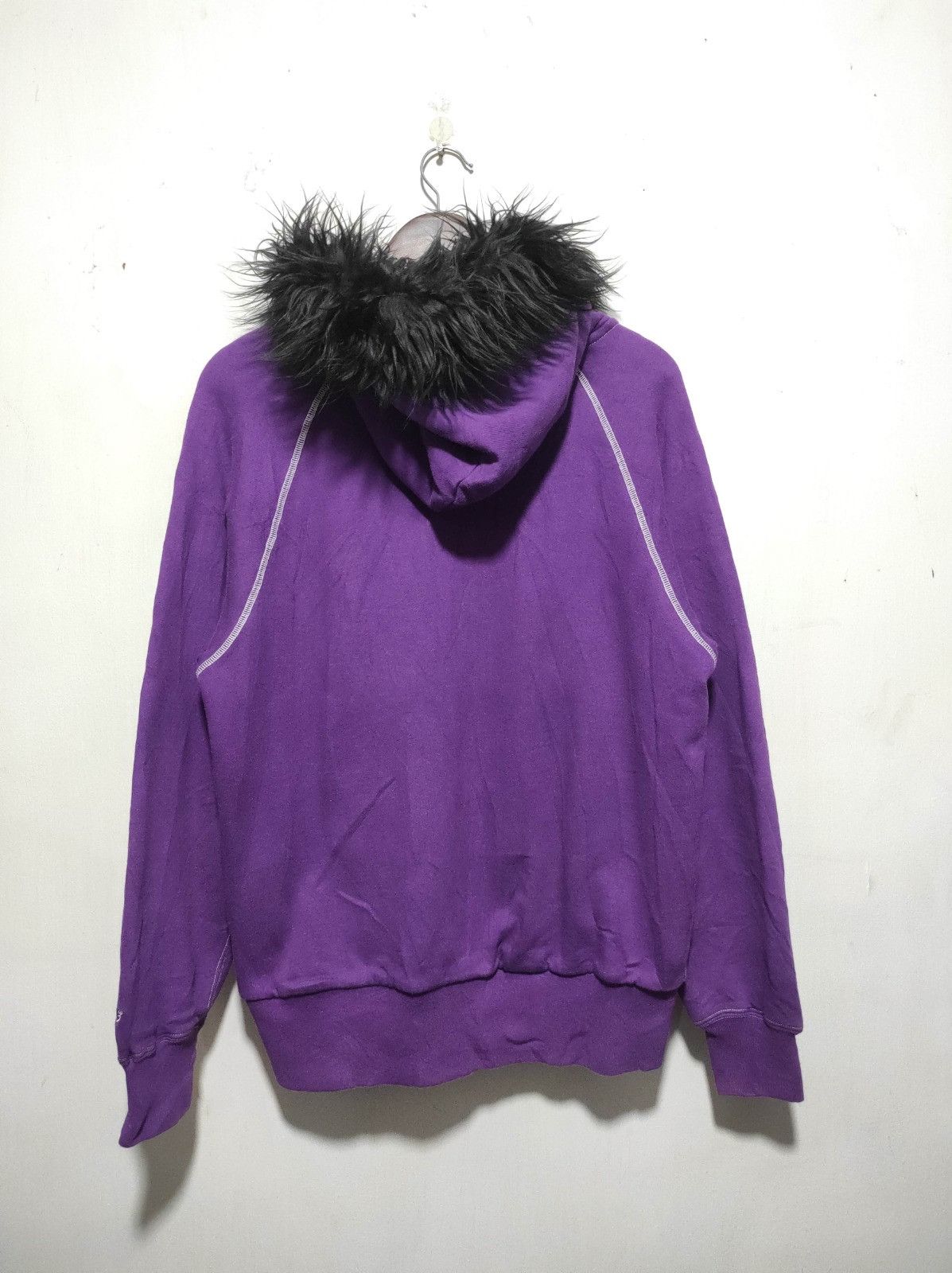 Japanese Brand Fat purple 🟣 zip fur hoodie ifsix LGB style Size US L / EU 52-54 / 3 - 13 Thumbnail