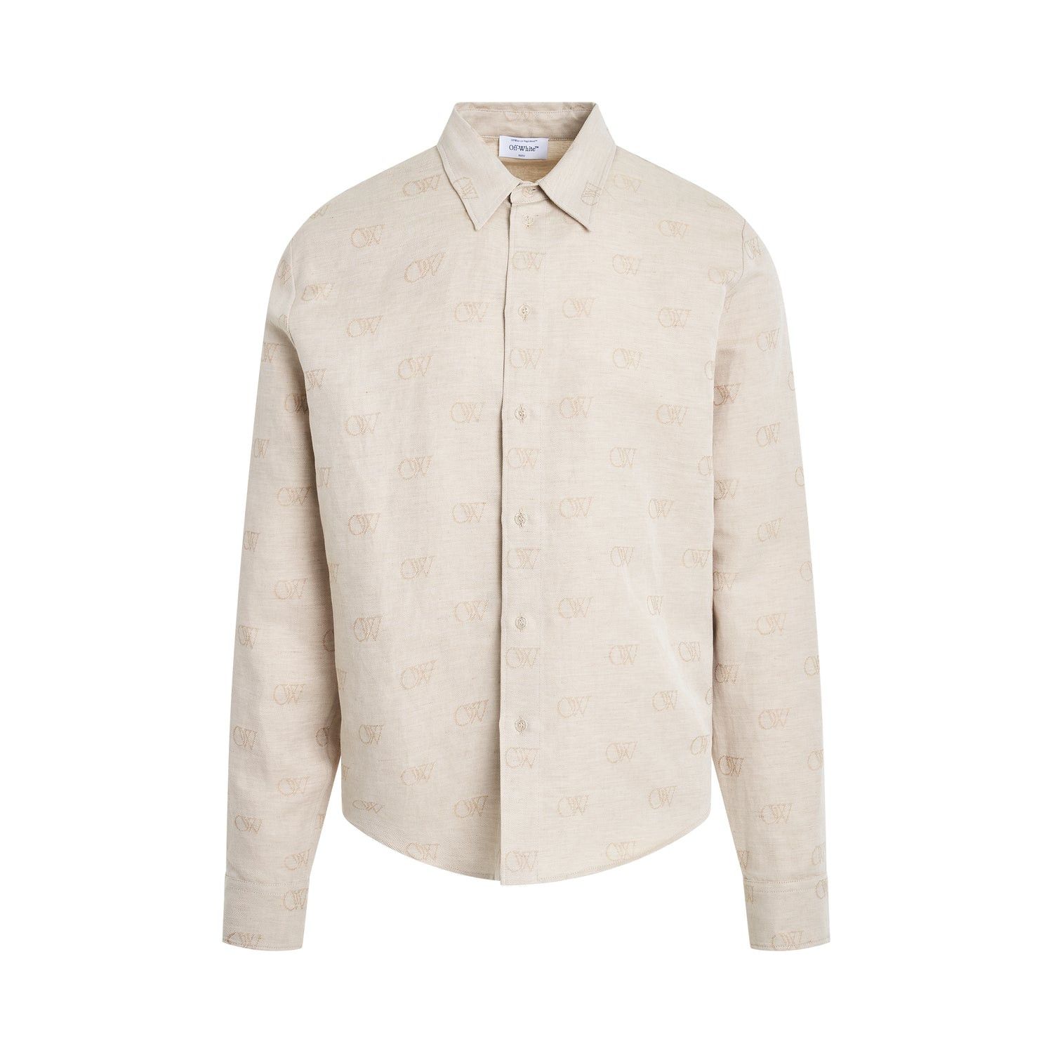 Off-White o1mris0824 Shirt in Cream Size US L / EU 52-54 / 3 - 1 Thumbnail