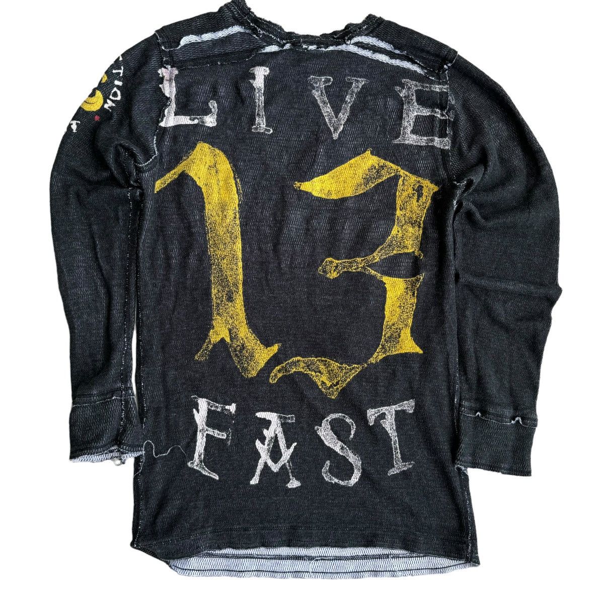 Affliction × Southpole × Vintage Affliction Y2K Reversible Thermal Long Sleeve Shirt Grunge Size US S / EU 44-46 / 1 - 2 Thumbnail