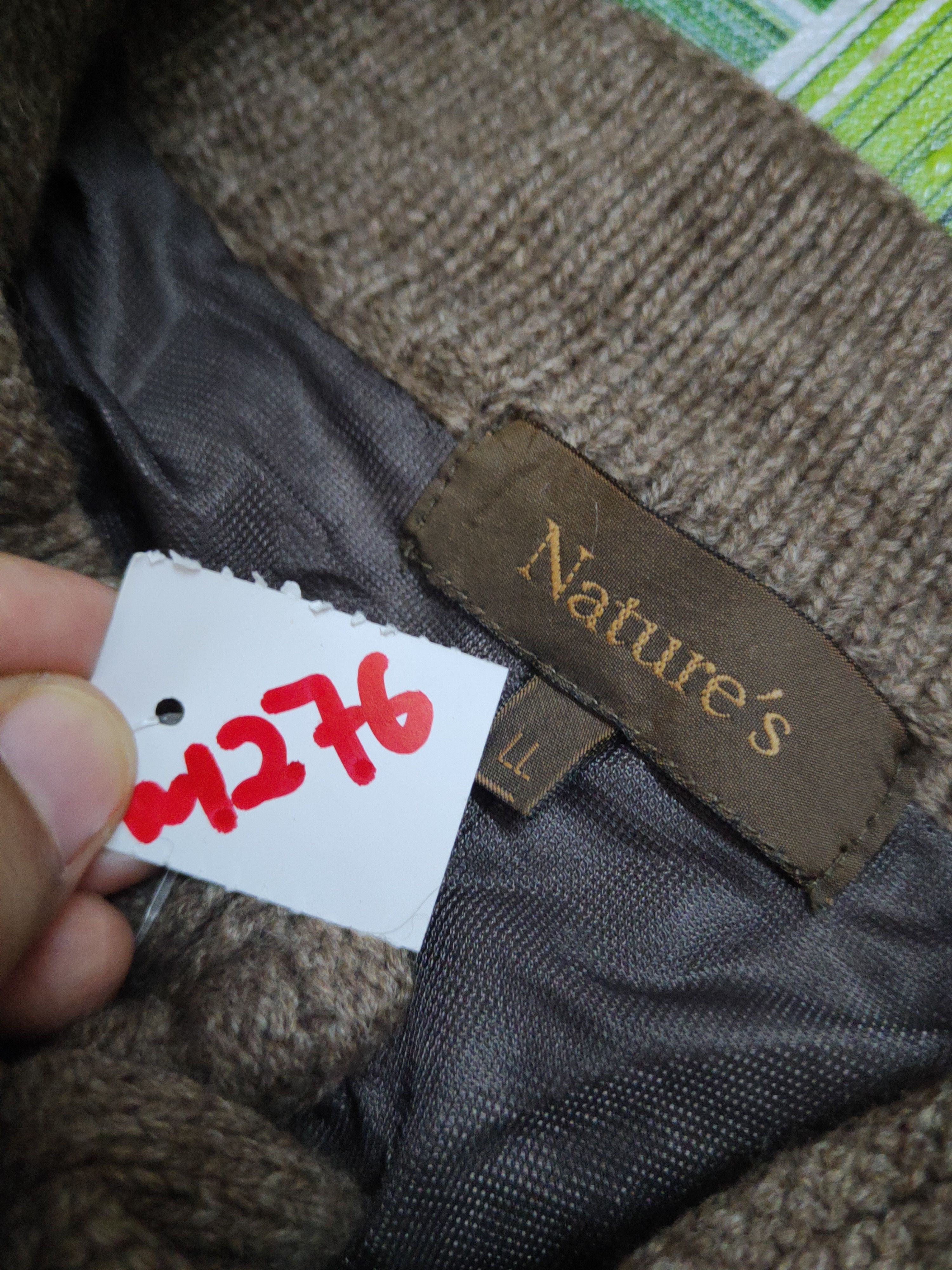 Homespun Knitwear × Japanese Brand Nature's Brown Knitwear Cardigan #W1276 Size US M / EU 48-50 / 2 - 11 Thumbnail