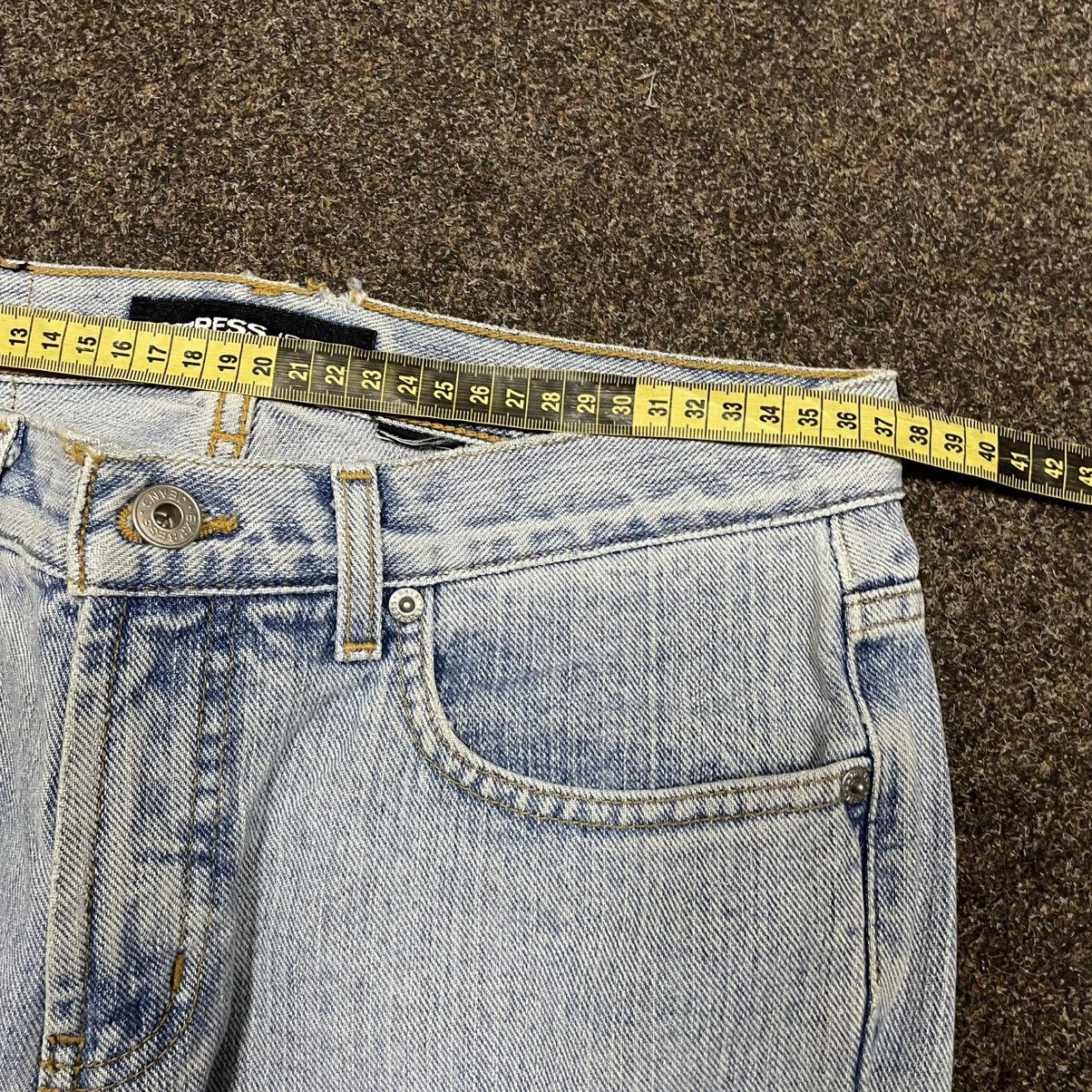 Vintage Vintage Y2K Light Wash Flared Wide Leg Jeans Skater Faded 29 Size US 29 - 5 Thumbnail