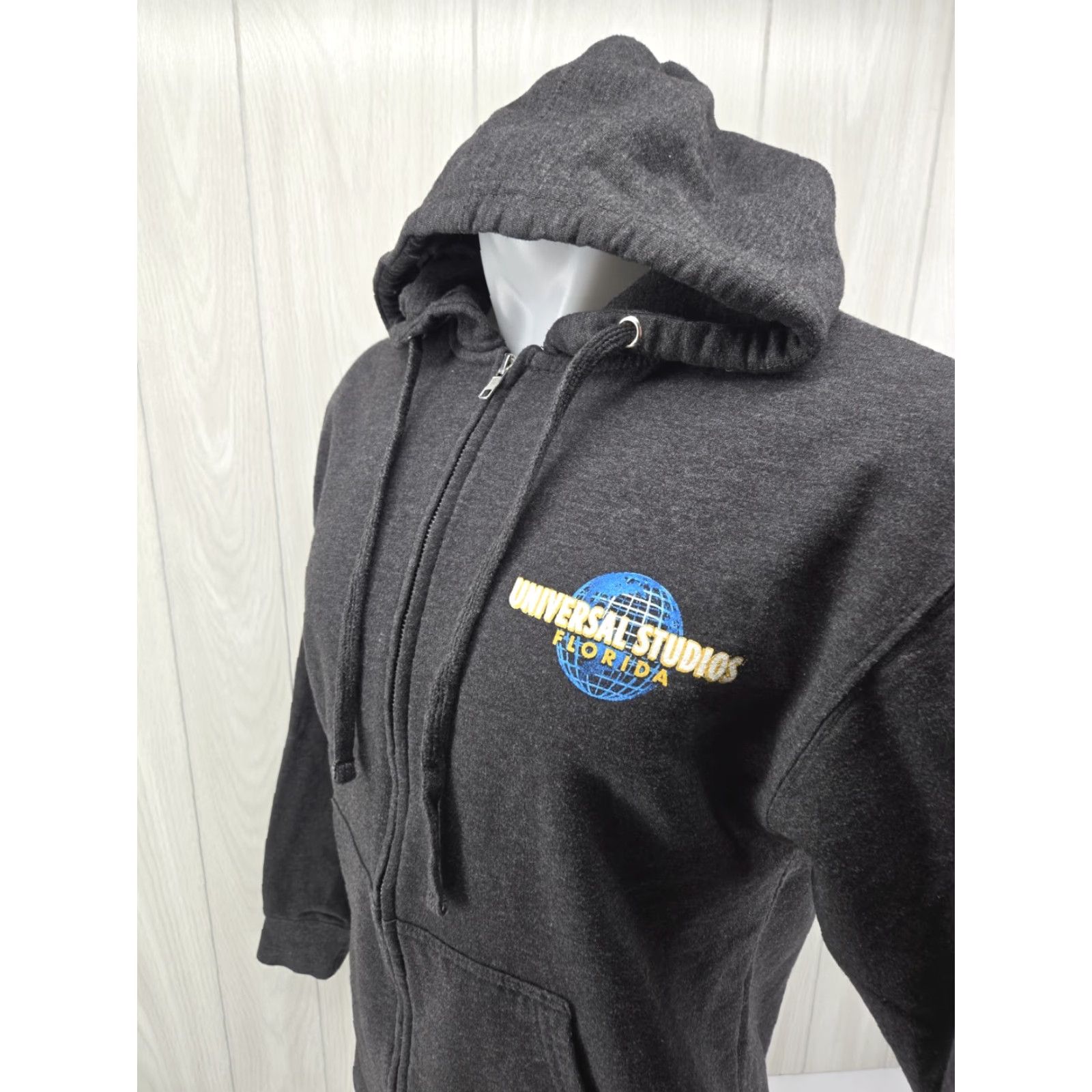 Vintage VINTAGE Universal Studios Florida Gray Mens MEDIUM Zip Logo Hoodie Jacket Sweatshirt Size US M / EU 48-50 / 2 - 5 Thumbnail