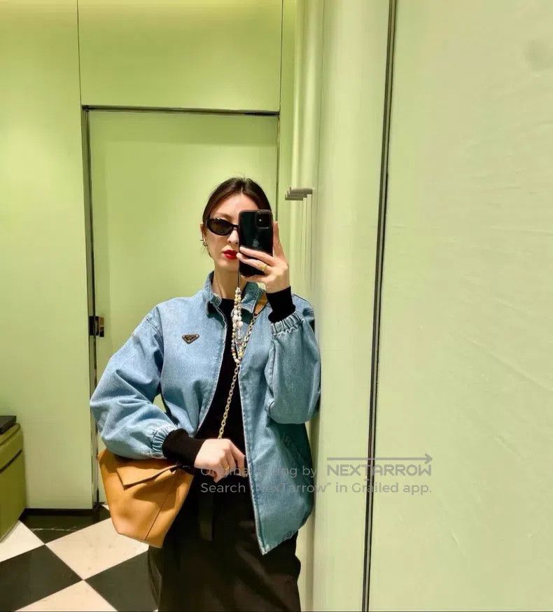 Prada Prada Spring and summer washed denim jacket Size XS / US 0-2 / IT 36-38 - 8 Thumbnail