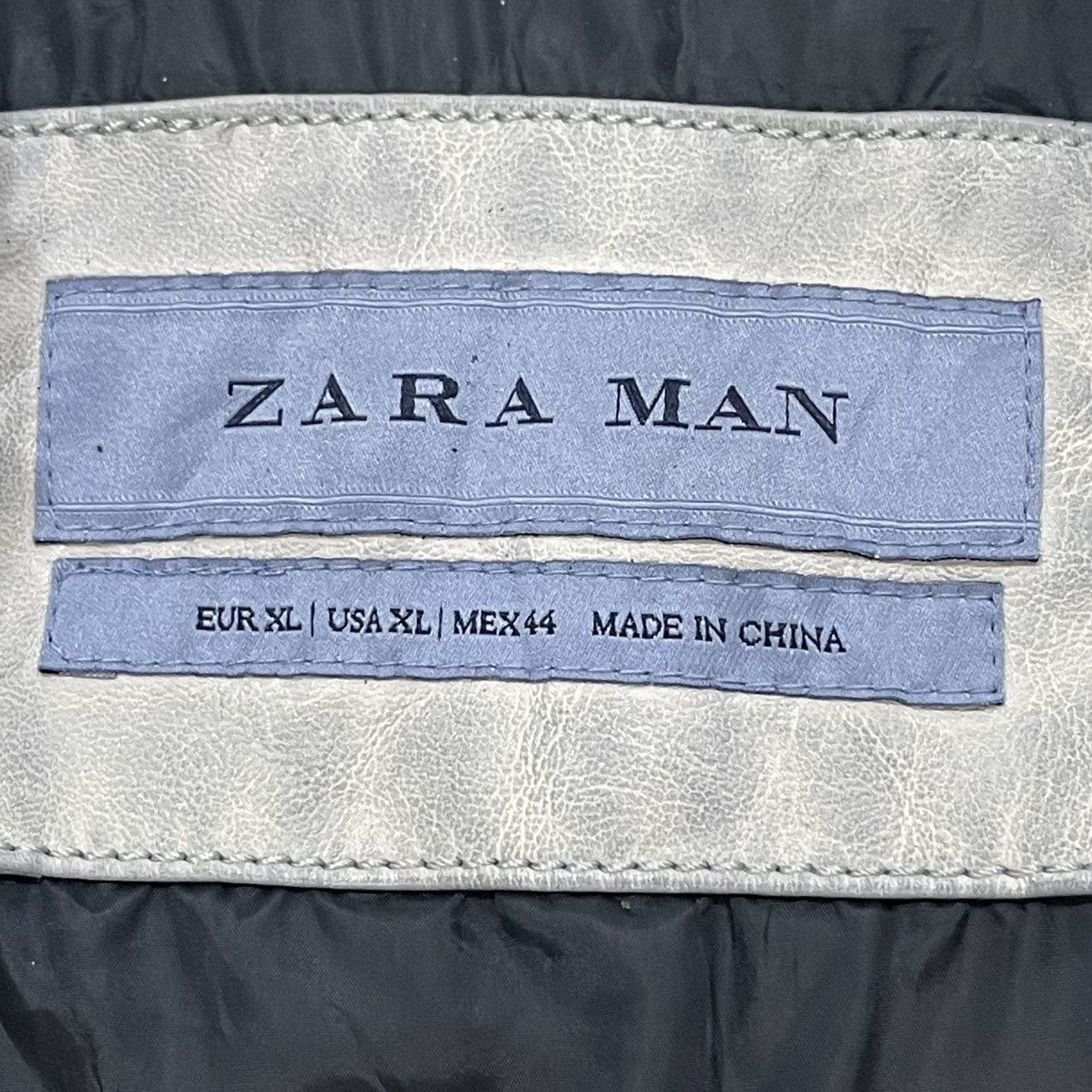 Zara Zara Man Cafe Racer Motorcycle Riding Bikers Zipper Jacket Size US XL / EU 56 / 4 - 13 Thumbnail