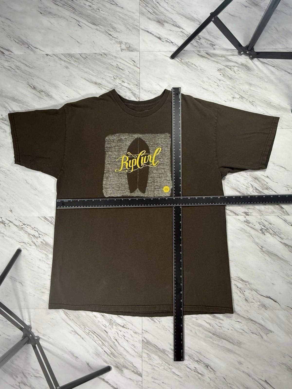 Quiksilver Rip Curl Surfboard Graphic Tee Brown XL Surf Vintage Vibe #8 Size US M / EU 48-50 / 2 - 2 Thumbnail