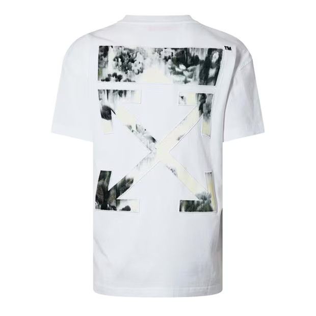 Off-White o1g2r1mq1224 Logo T-Shirts in White & Black Size XS / US 0-2 / IT 36-38 - 2 Thumbnail