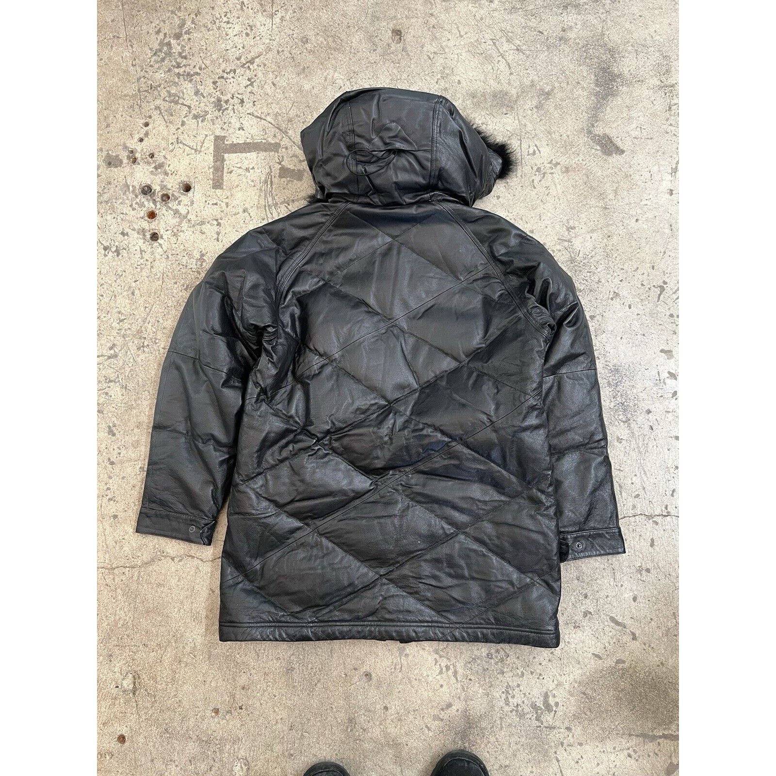 Nike Rare Unreleased Sample Nike Leather Parka Air Force 20 Year Size US L / EU 52-54 / 3 - 3 Thumbnail