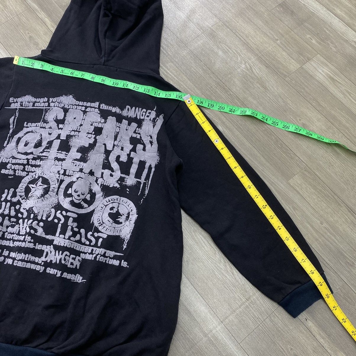 Japanese Brand 2000s Algonquins Studded Mad Punk Kmrii Lgb Sytye Zip Hoodie Size US M / EU 48-50 / 2 - 18 Thumbnail