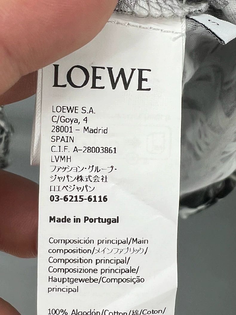 Loewe LOEWE Printed embroidery long sleeve round neck T-shirt Size US S / EU 44-46 / 1 - 6 Thumbnail