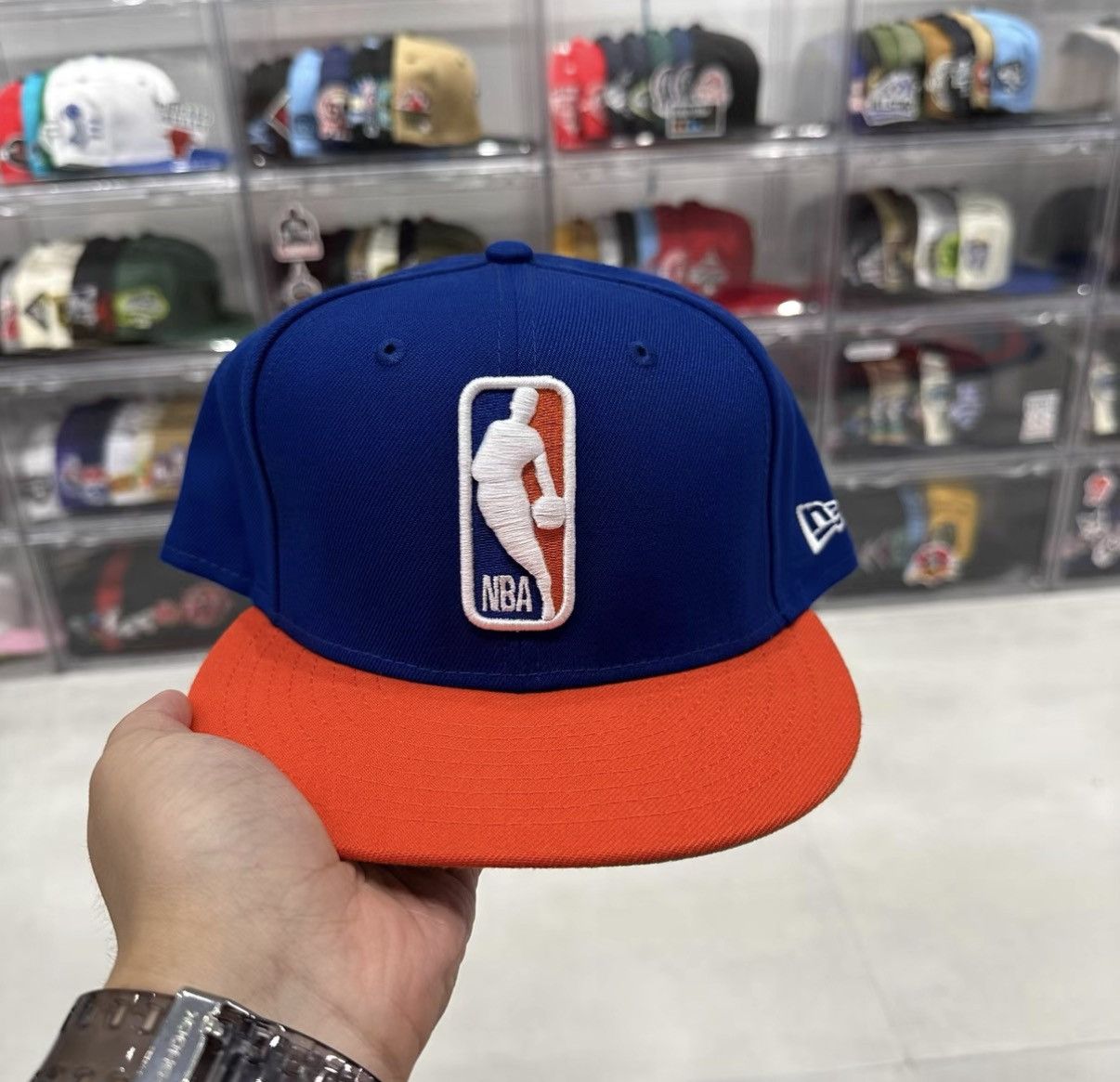 New Era New Era NBA Classic Logo Flat Brim Baseball Cap J32 Size ONE SIZE - 1 Thumbnail