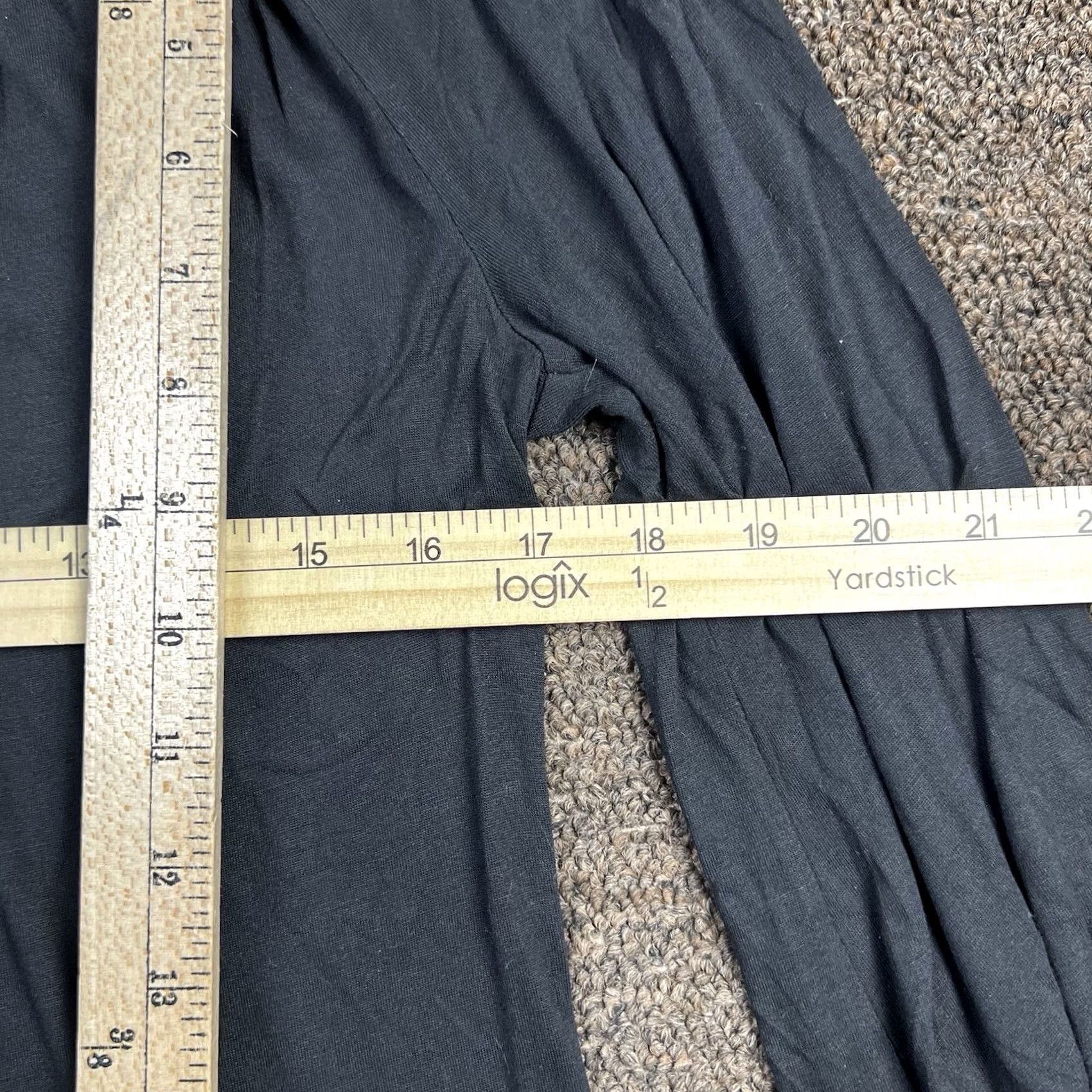 Loft Ann Taylor Loft Off The Shoulder 3/4 Sleeve Shirt Small Black Stretch LOFT Ladies Size S / US 4 / IT 40 - 6 Thumbnail