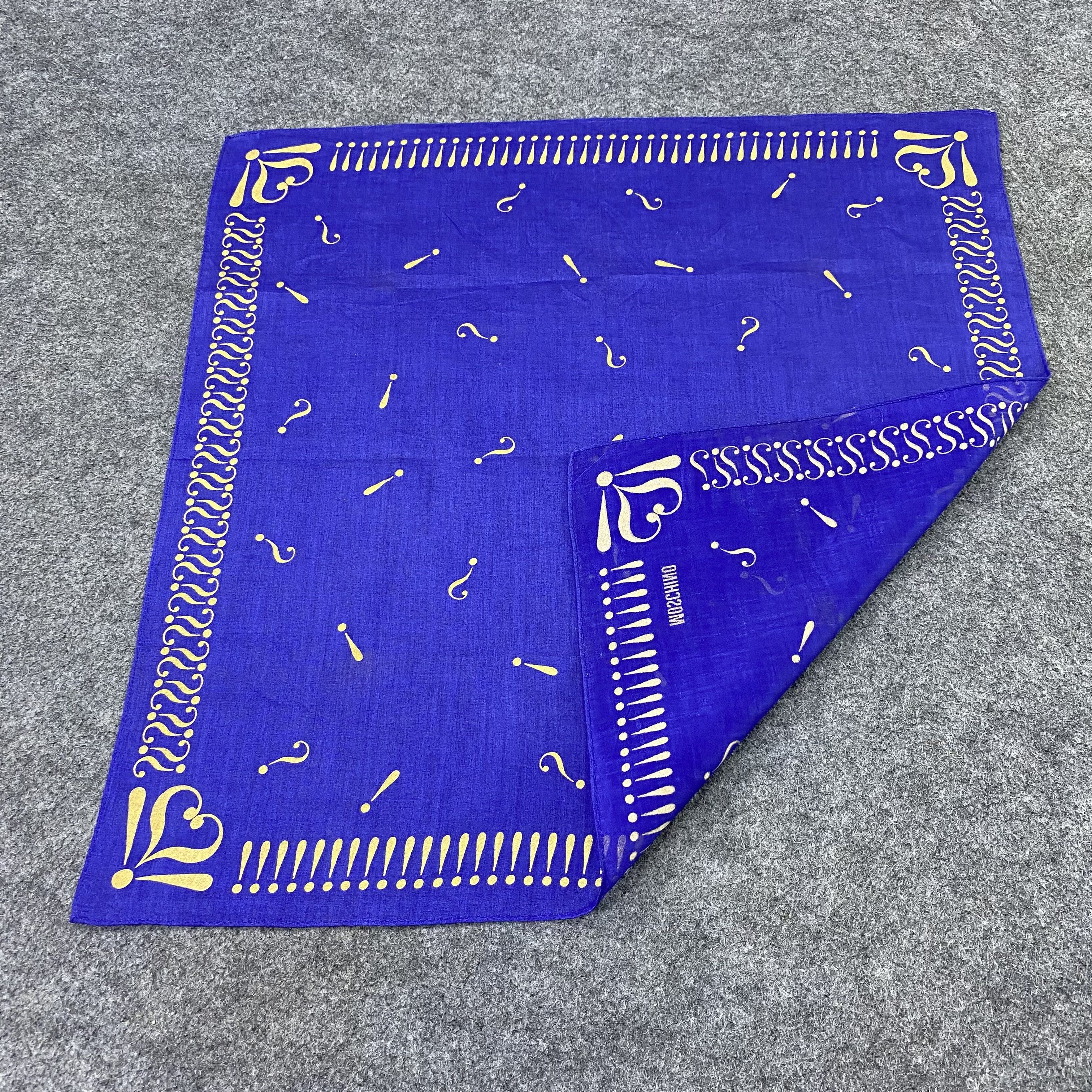 Moschino Moschino Handkerchief / Bandana / Neckerchief C750 Size ONE SIZE - 5 Thumbnail